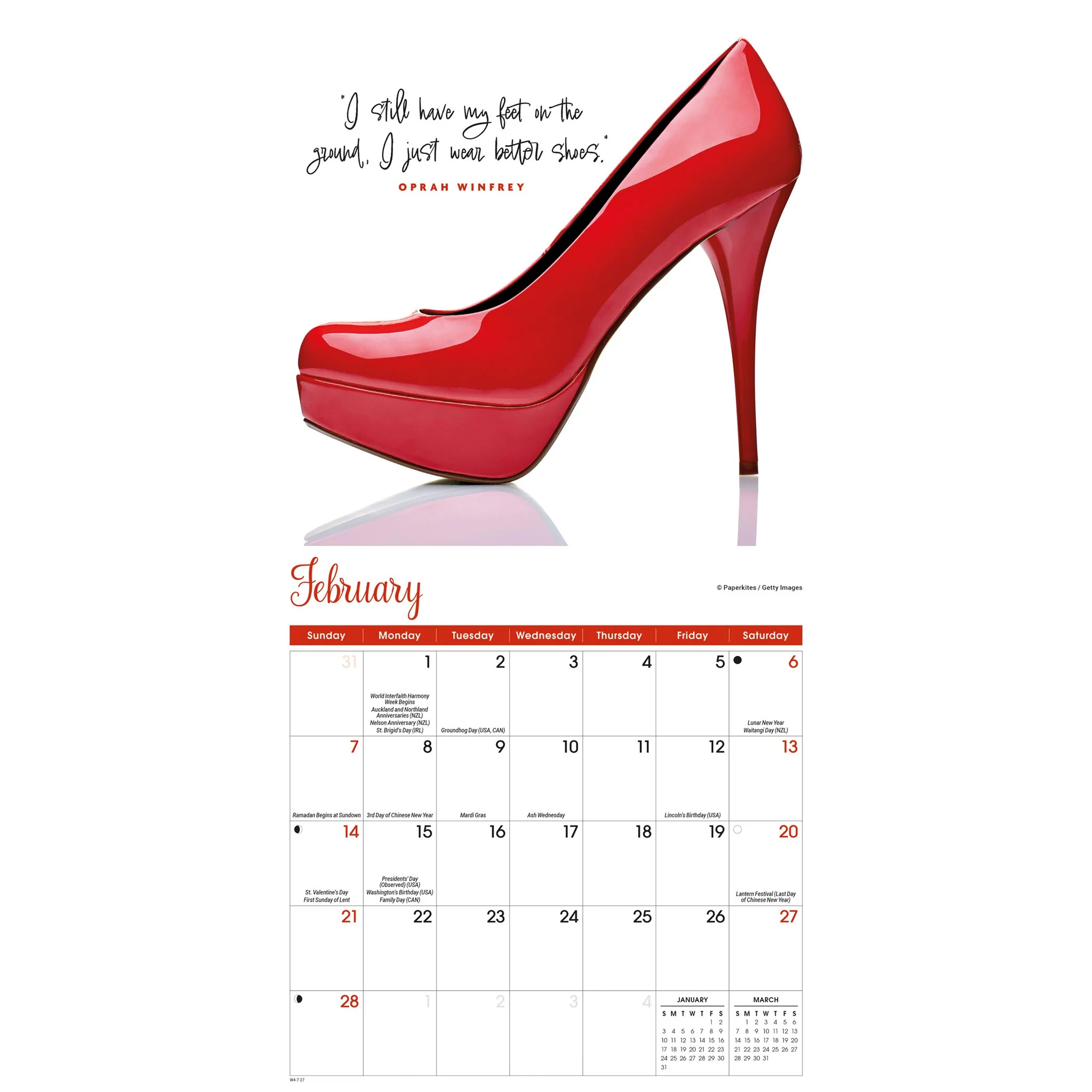 Shoes 2027 Mini Calendar - Image 3