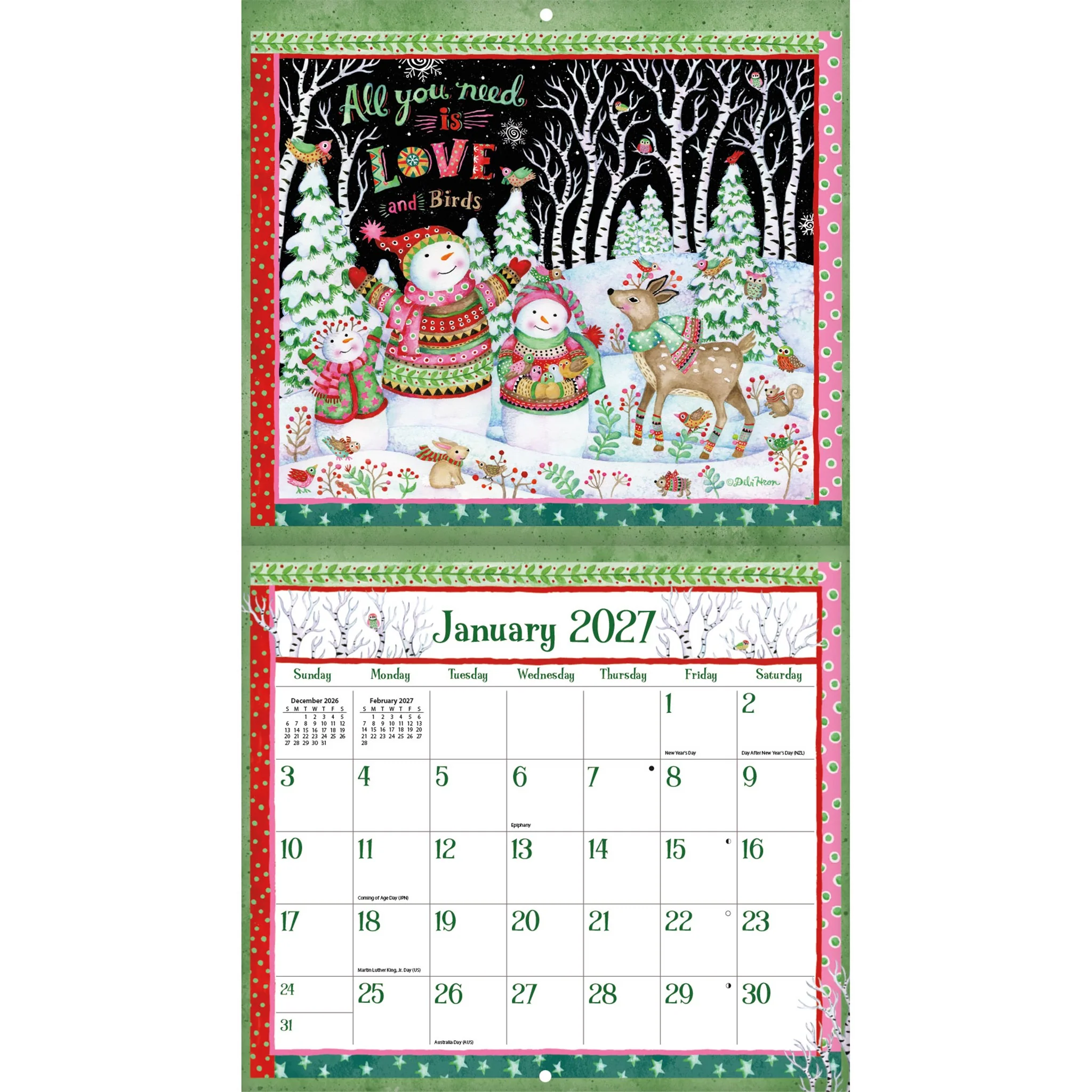 Simple Inspirations 2027 Wall Calendar - Image 3
