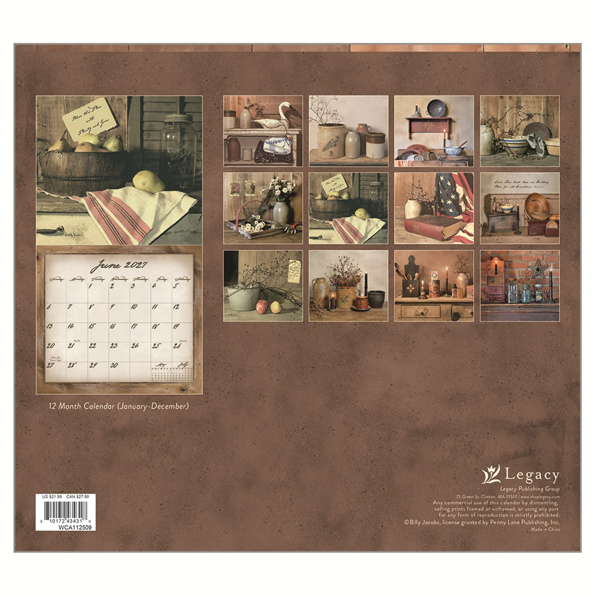 Simple Treasures 2027 Wall Calendar - Online Only - Image 2