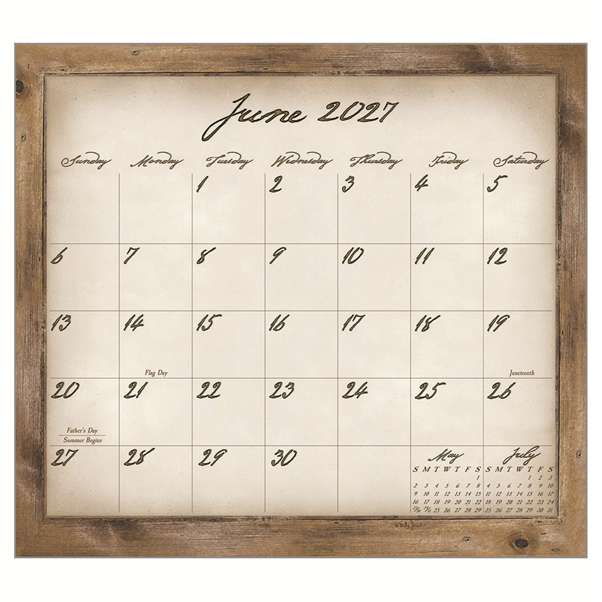 Simple Treasures 2027 Wall Calendar - Online Only - Image 3