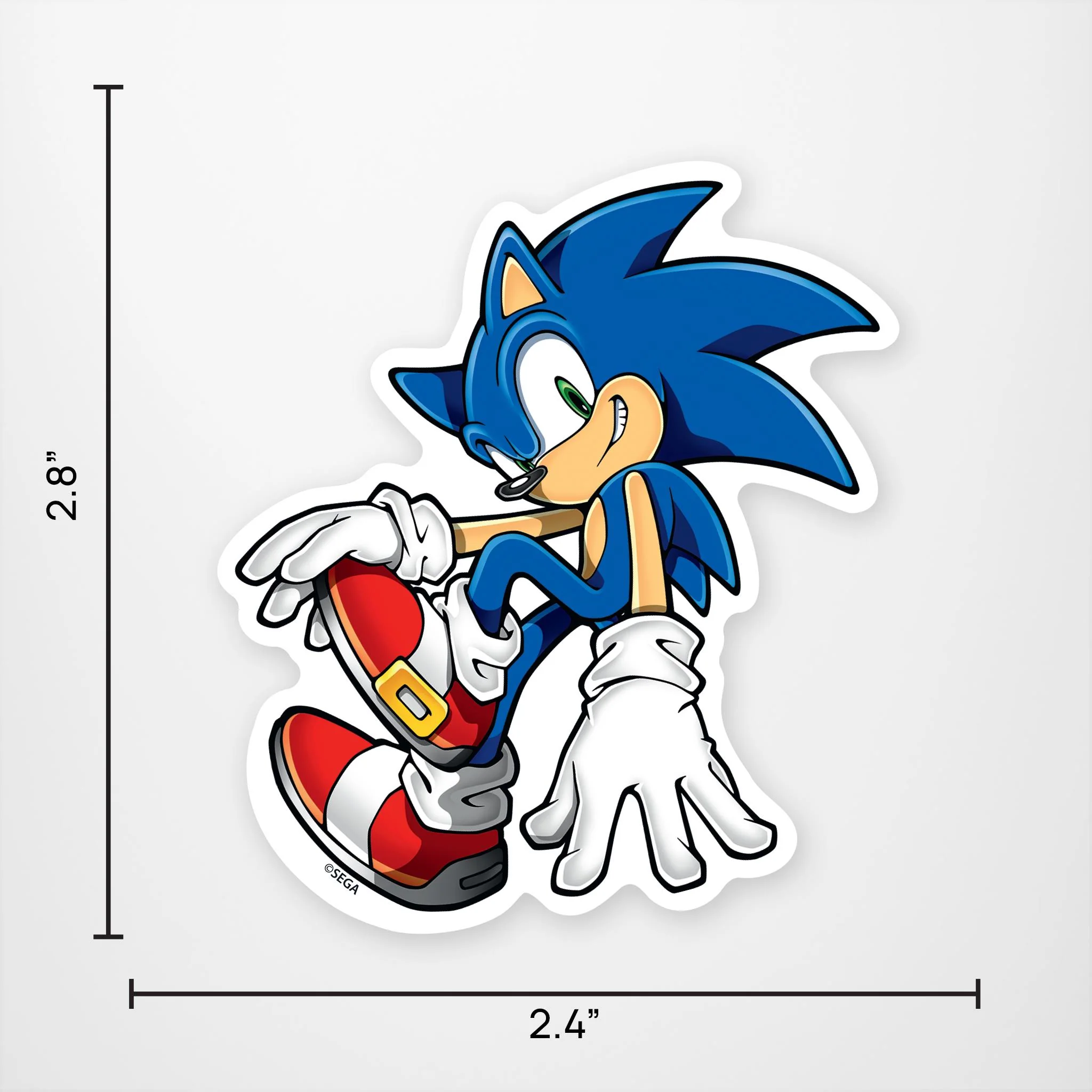 Sonic (Classic) Vinyl Sticker - Image 2