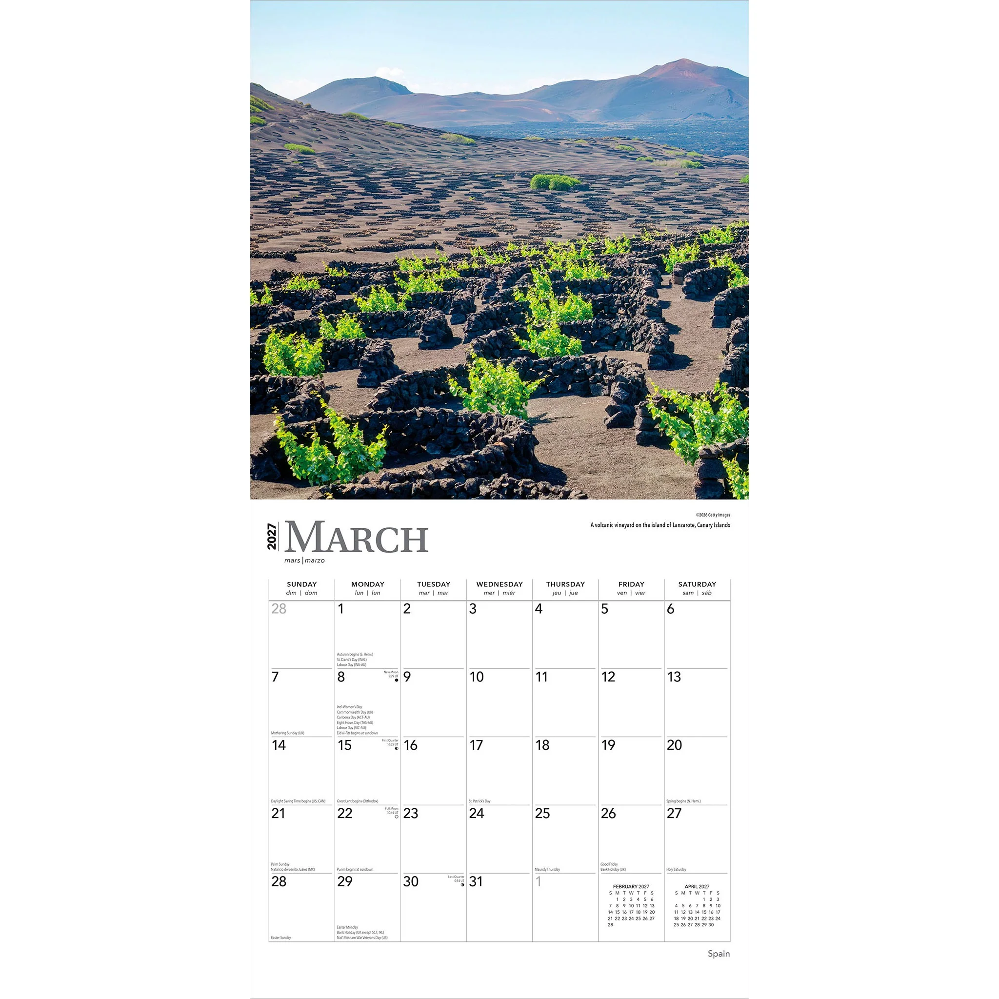 Spain 2027 Wall Calendar - Image 3