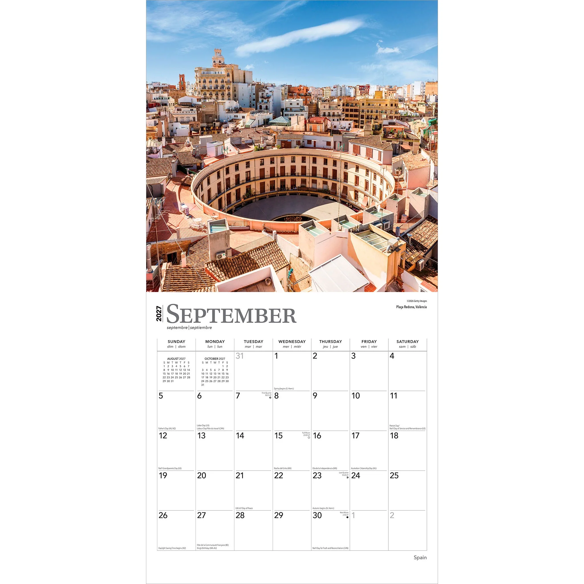 Spain 2027 Wall Calendar - Image 4