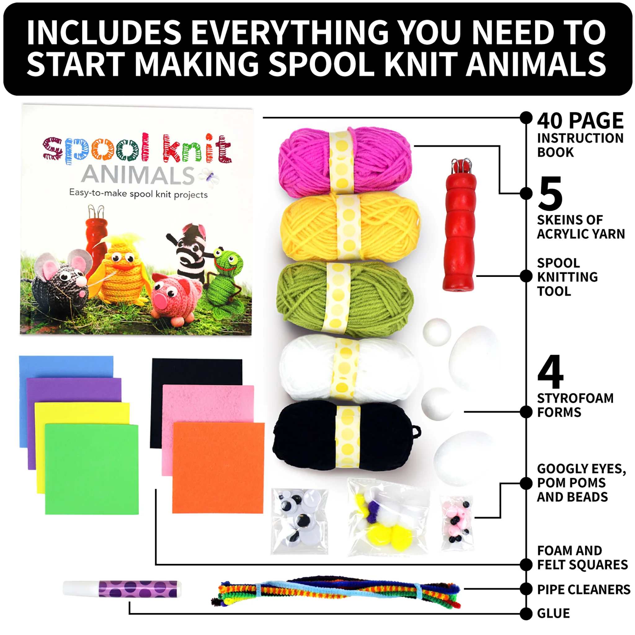 Spool Knit Animals - Image 4