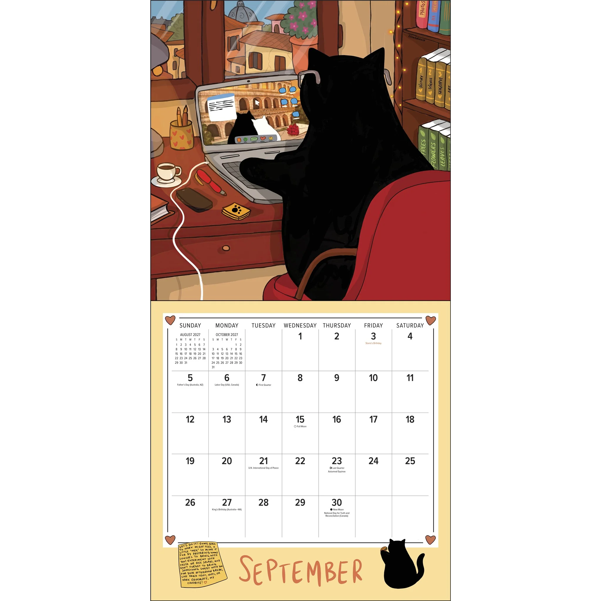 Stanis the Cat 2027 Wall Calendar - Image 5