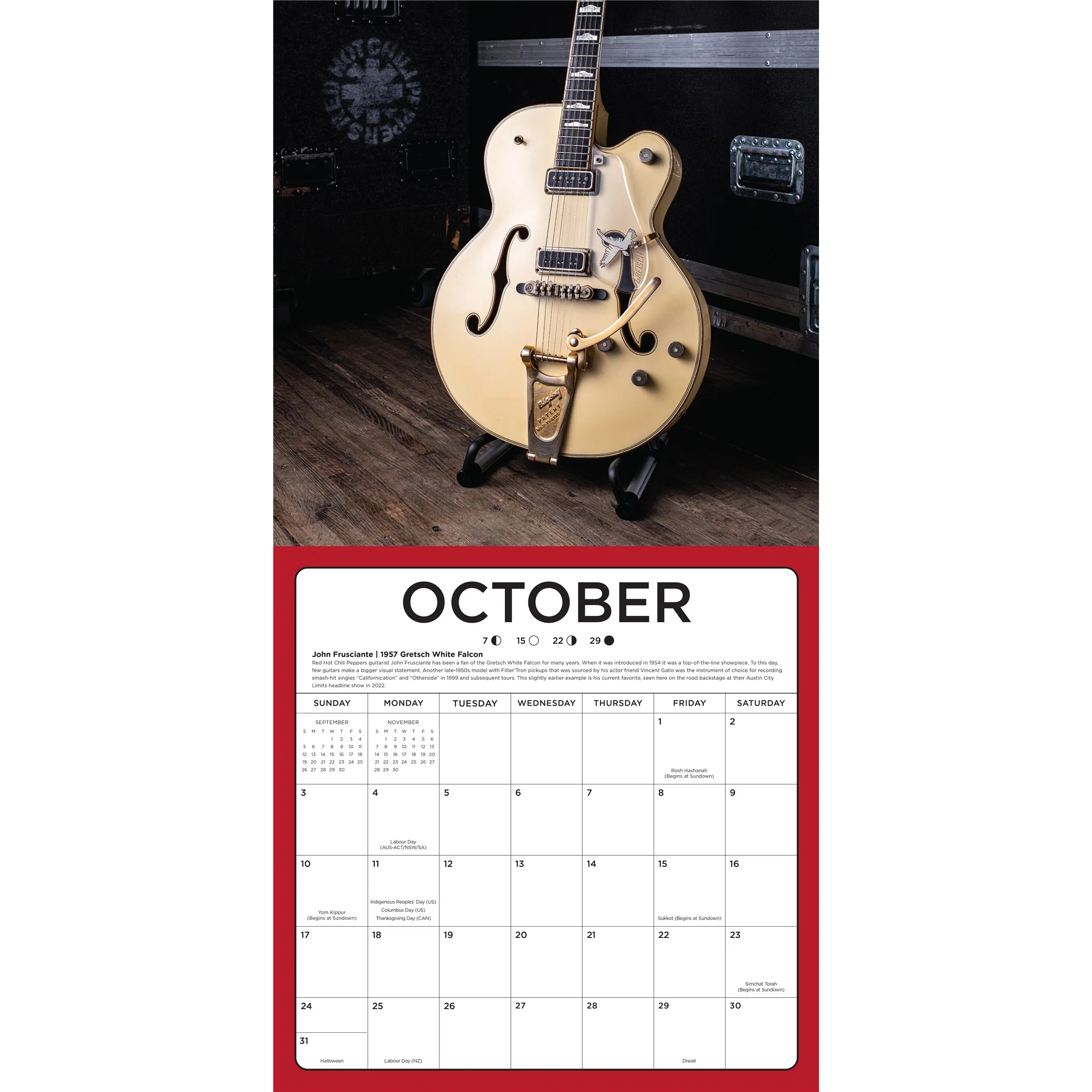 Star Guitars 2027 Wall Calendar - Online Only - Image 5