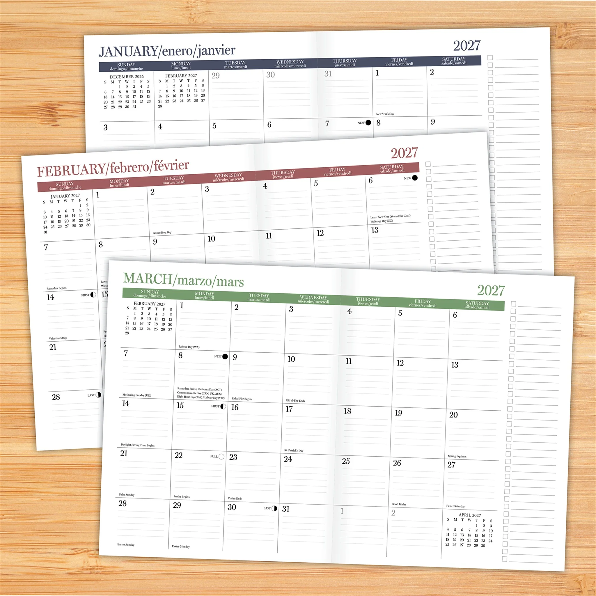 Starry Night 2027 Monthly Planner - Image 3
