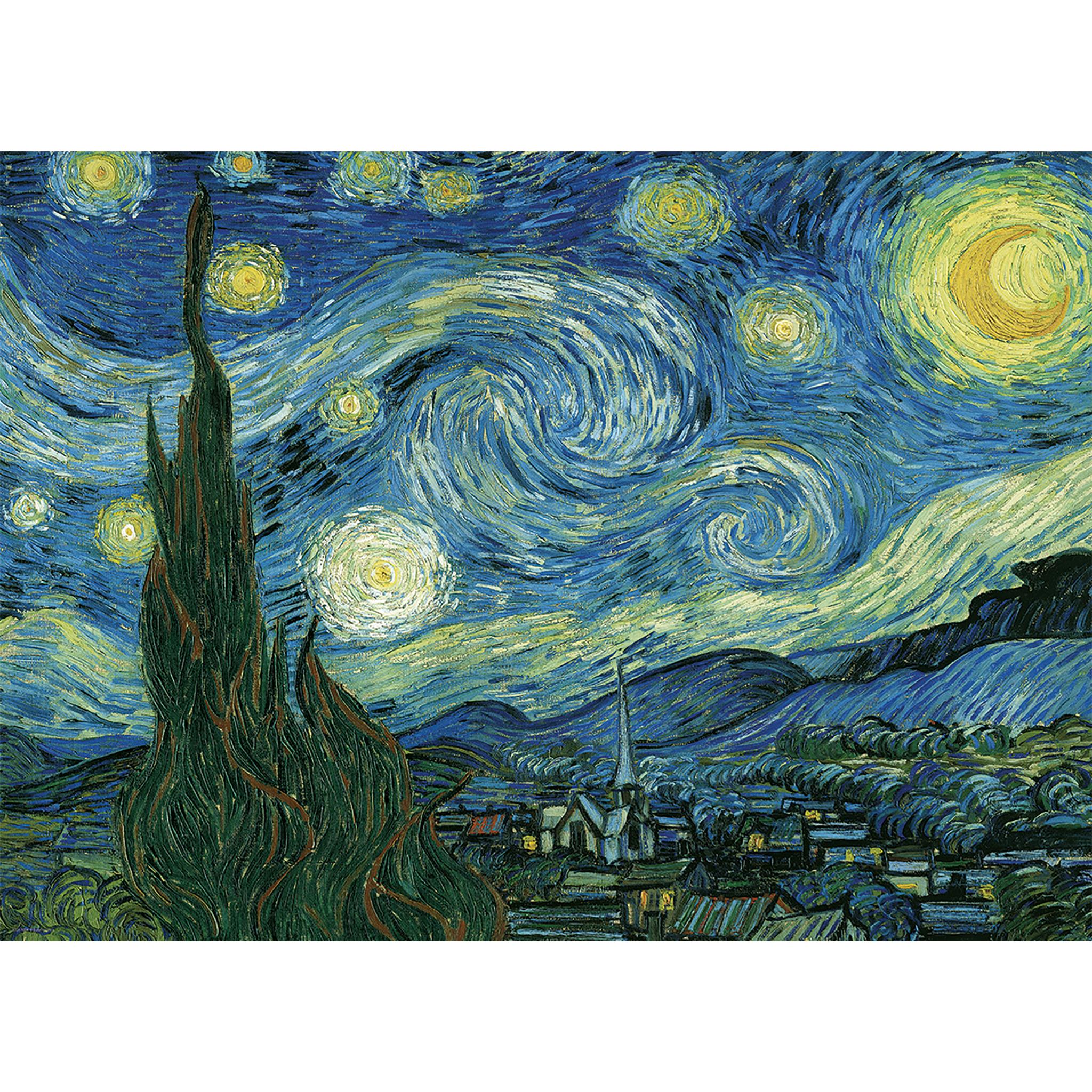 Starry Night by Vincent Van Gogh Exclusive 1000 Piece Puzzle - Image 2