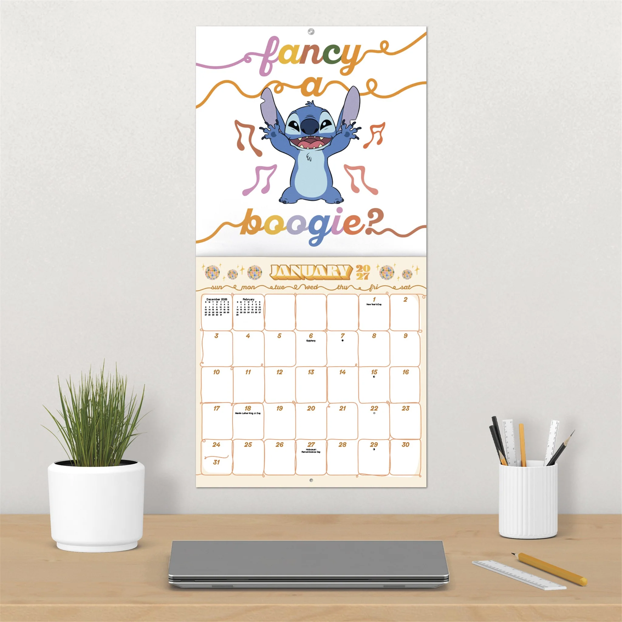 Stitch 2027 Wall Calendar - Image 5