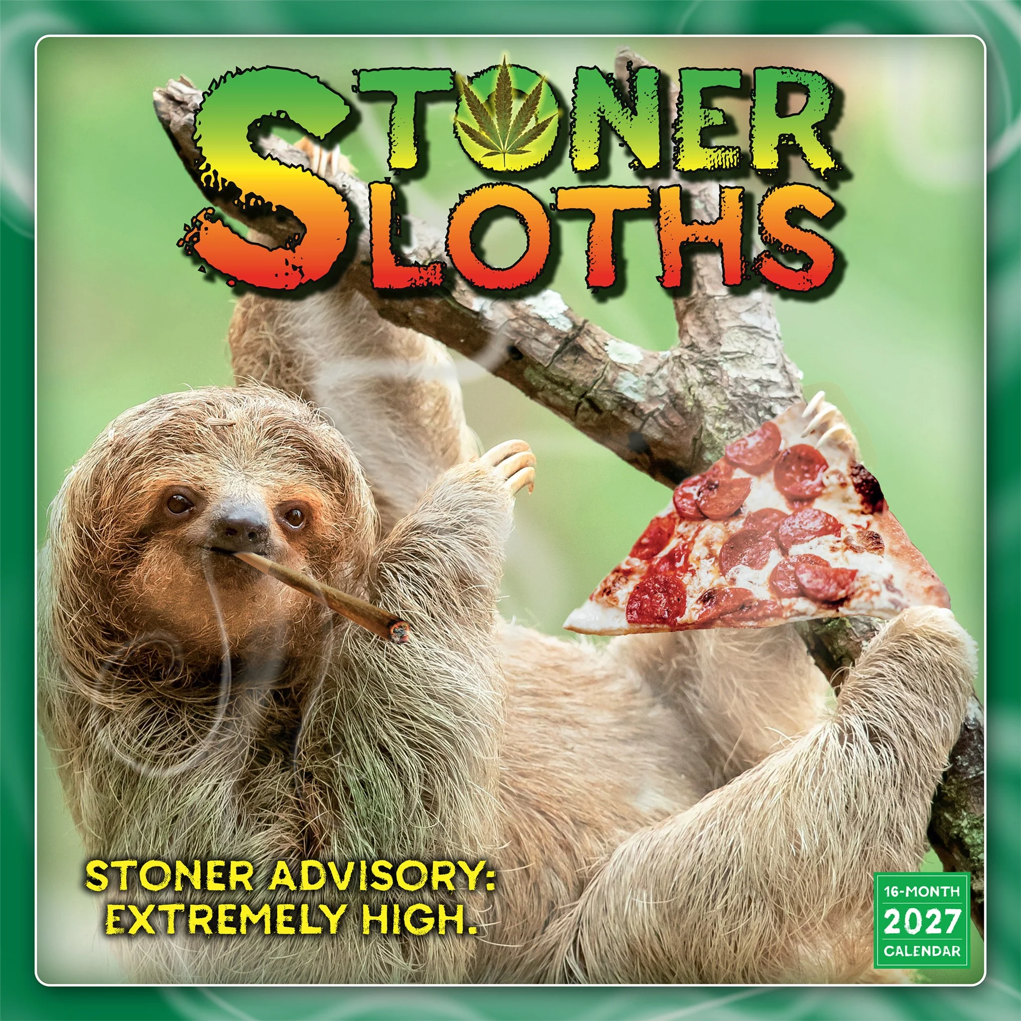 Stoner Sloths 2027 Wall Calendar