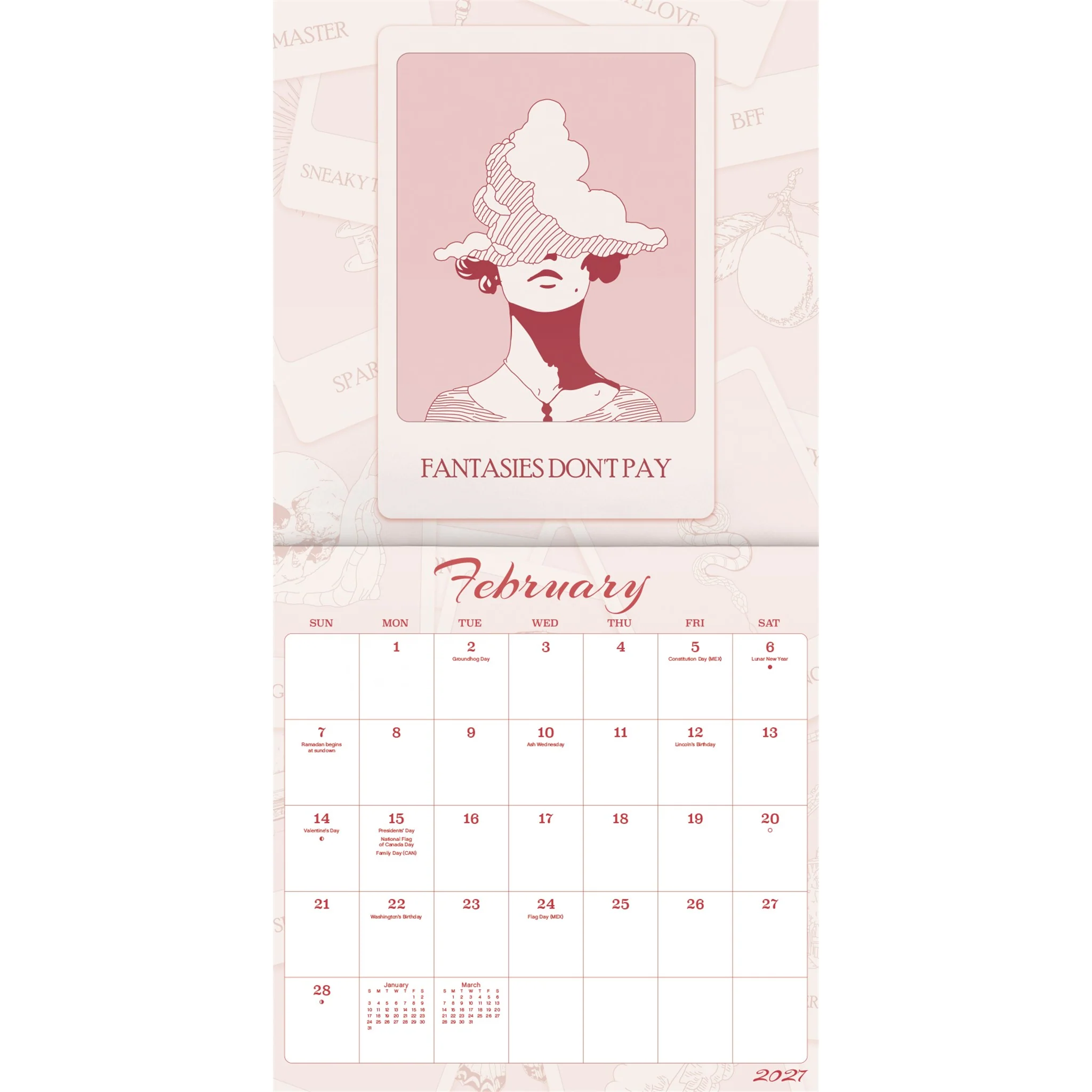 Tarot 2027 Wall Calendar - Online Only - Image 3