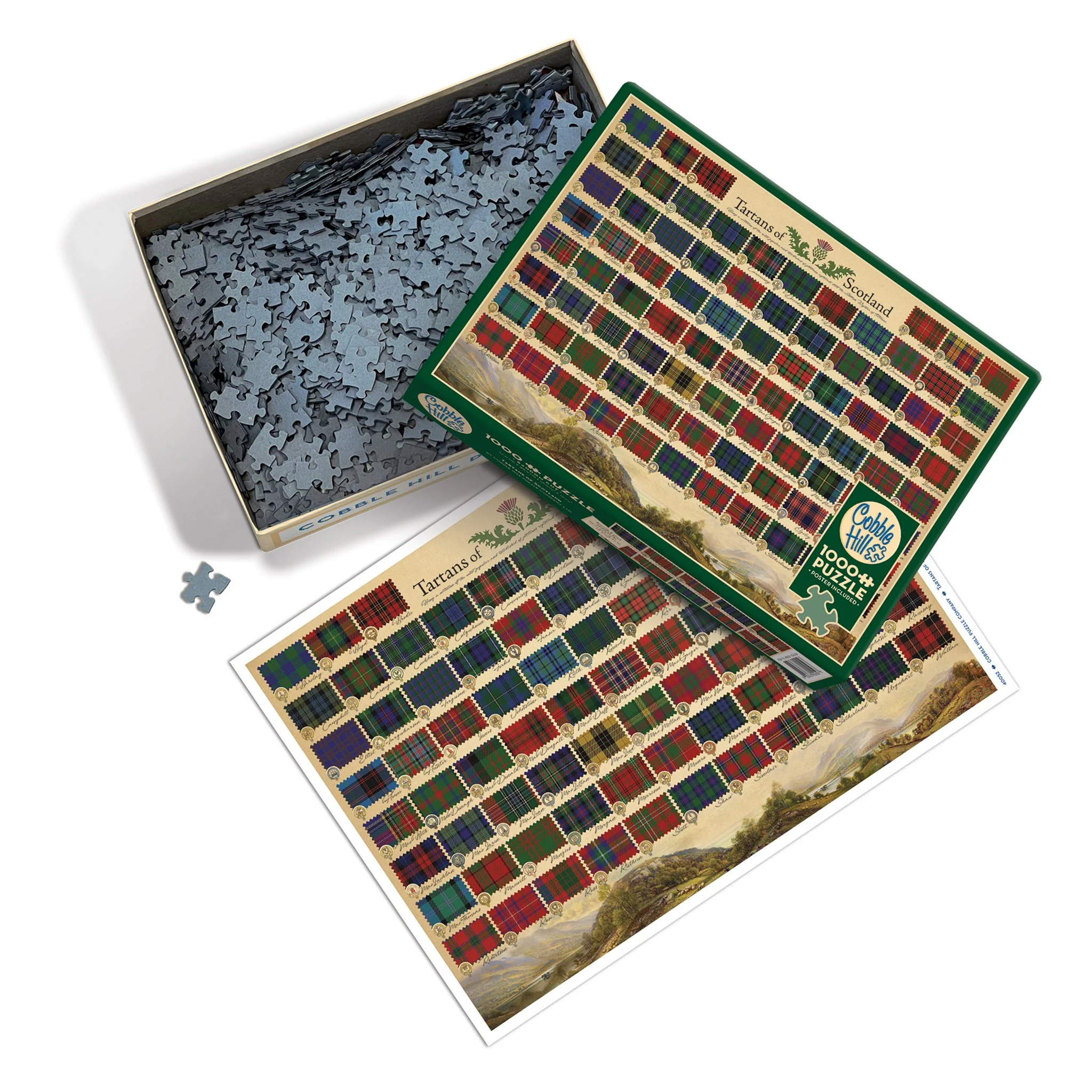 Tartans of Scotland 1000 Piece Puzzle - Online Only - Image 3