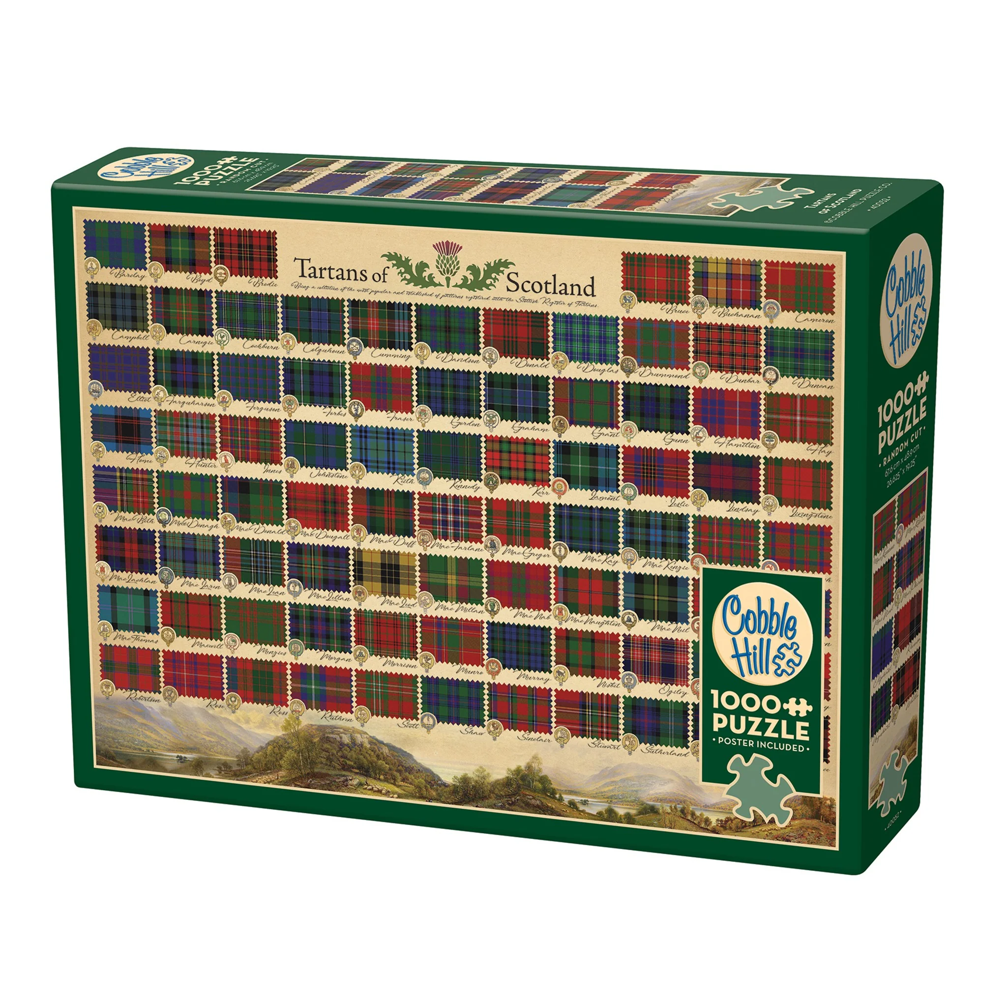 Tartans of Scotland 1000 Piece Puzzle - Online Only - Image 6