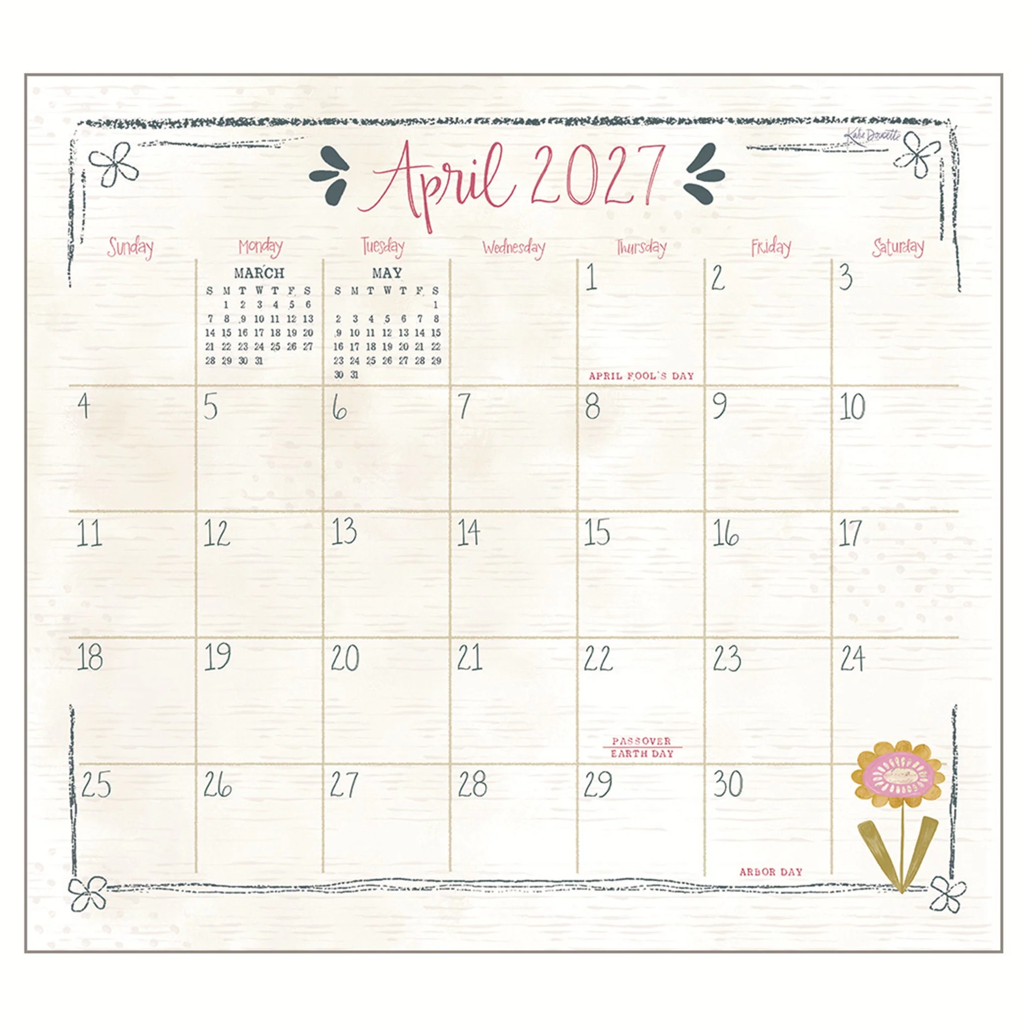Tea Time 2027 Wall Calendar - Image 3