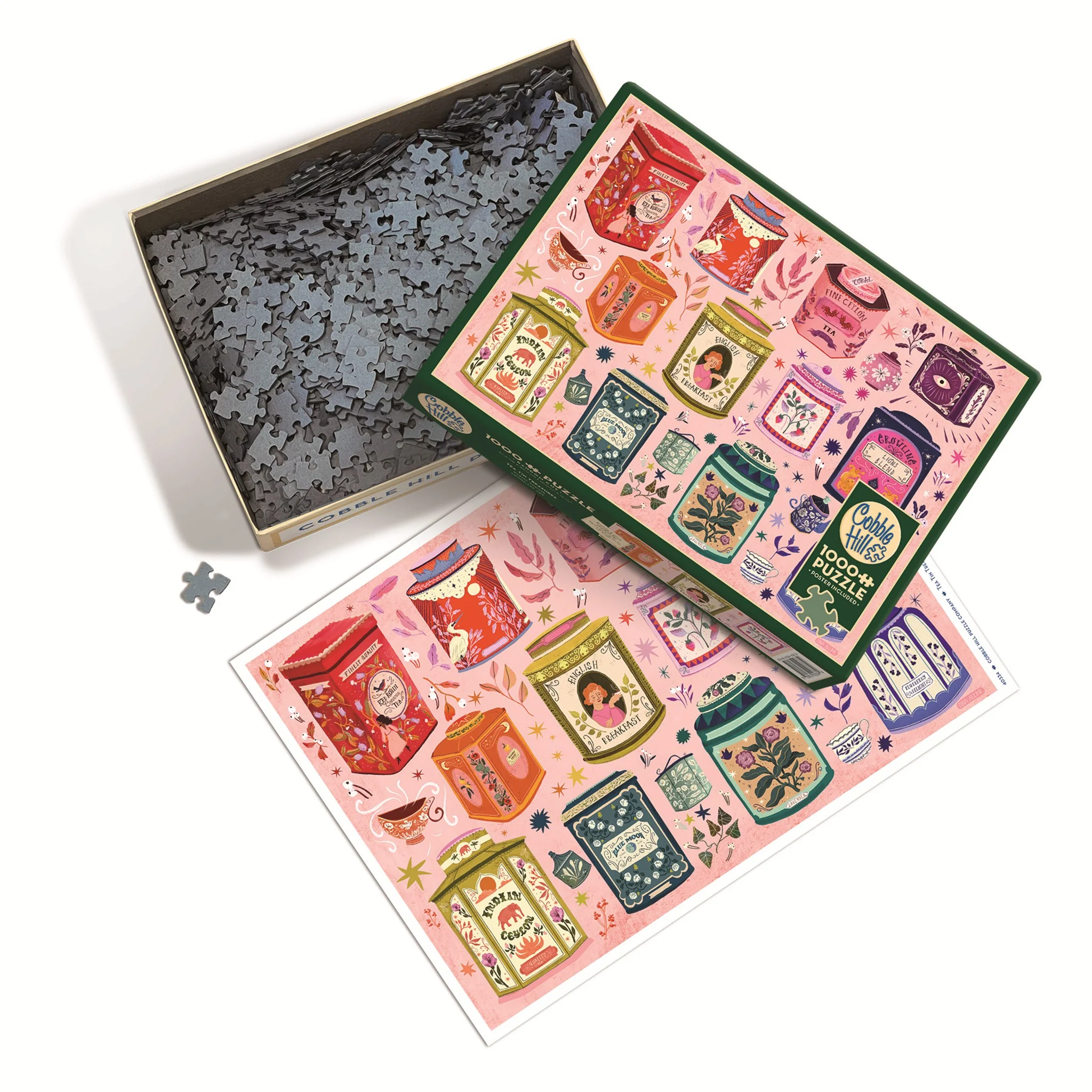 Tea Tin Treasures 1000 Piece Puzzle - Image 4