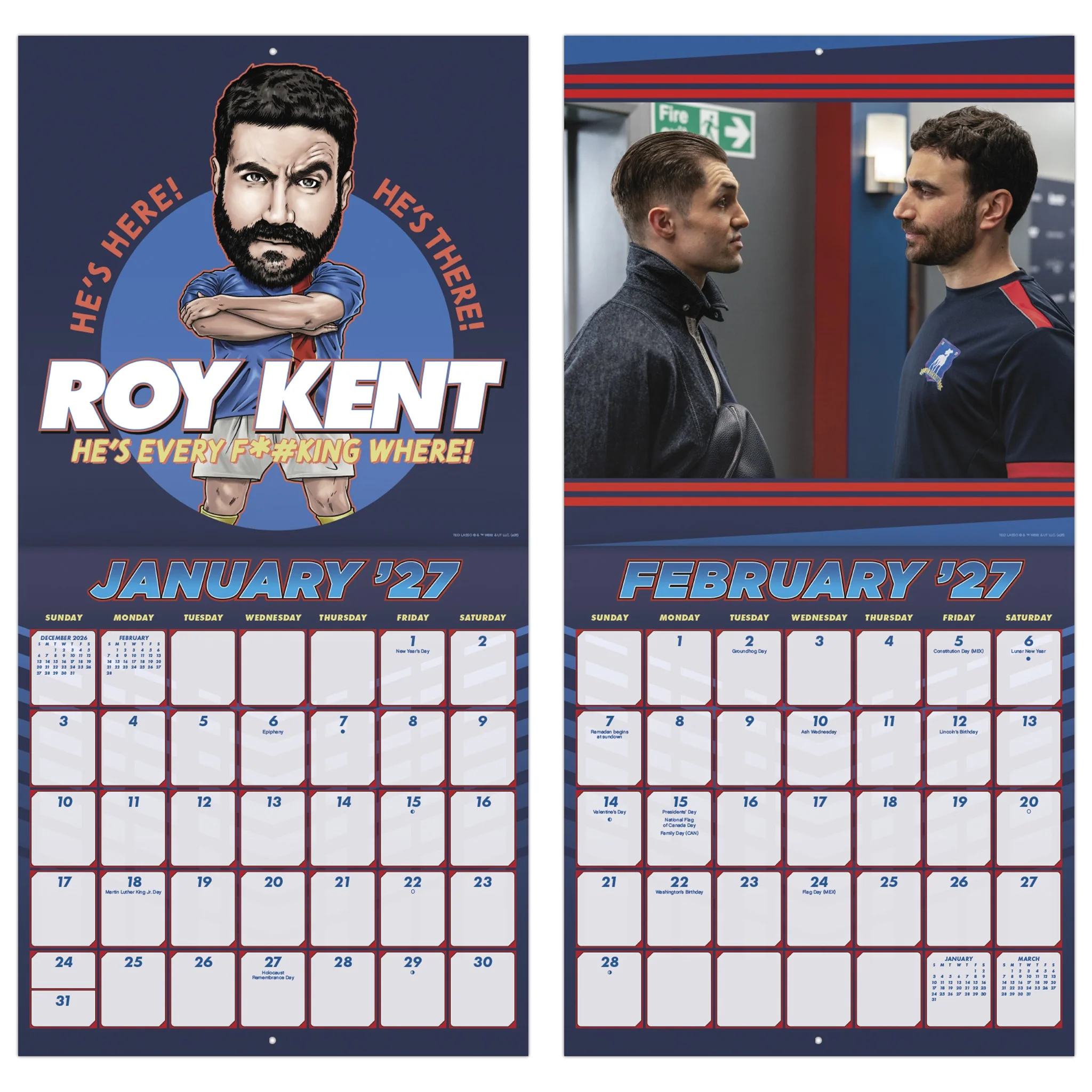 Ted Lasso 2027 Wall Calendar - Image 6