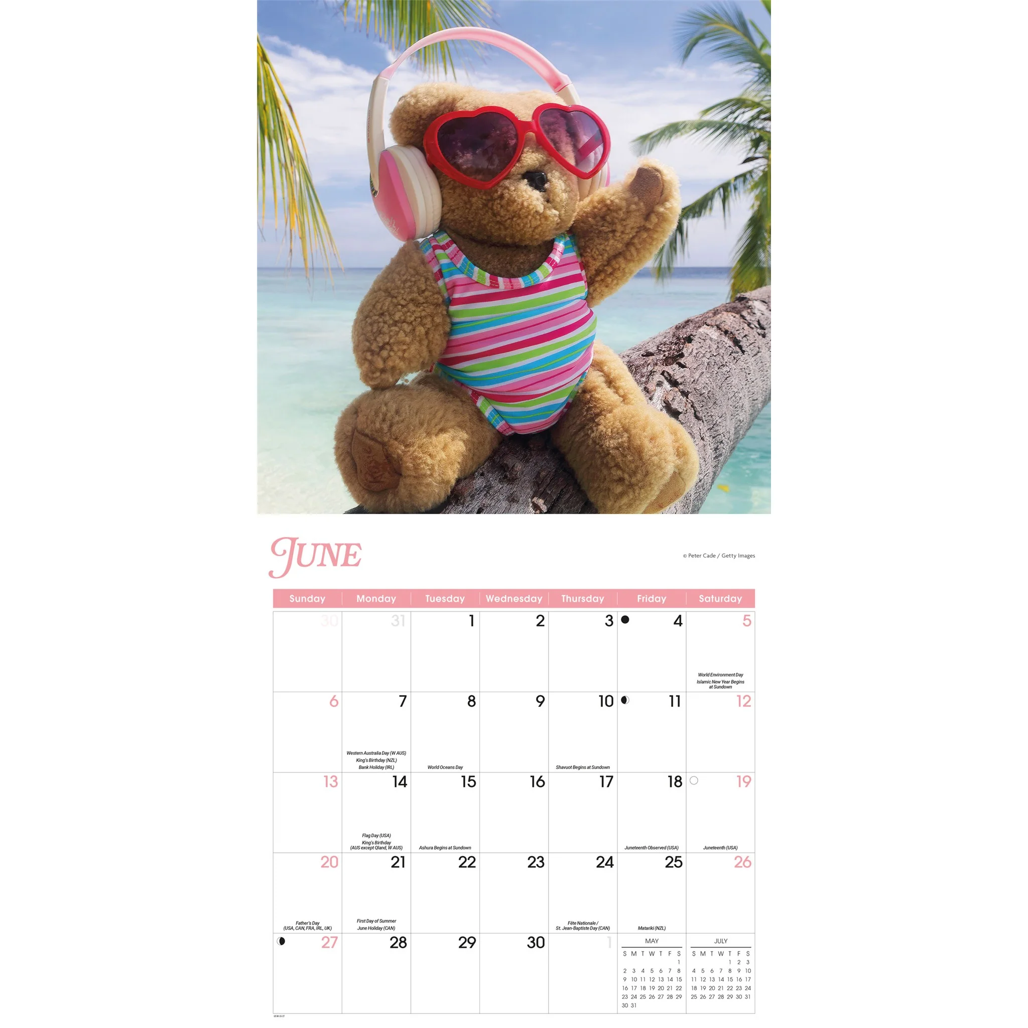 Teddy Bears 2027 Wall Calendar - Image 4