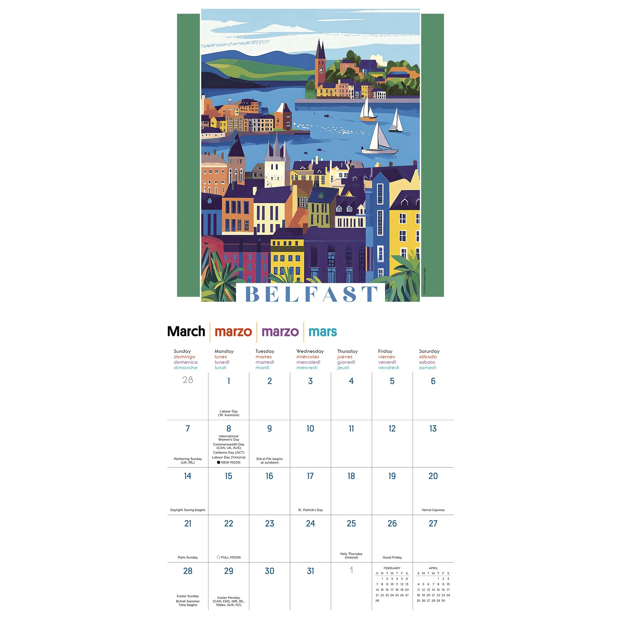 The Art of Travel 2027 Wall Calendar - Online Only - Image 3