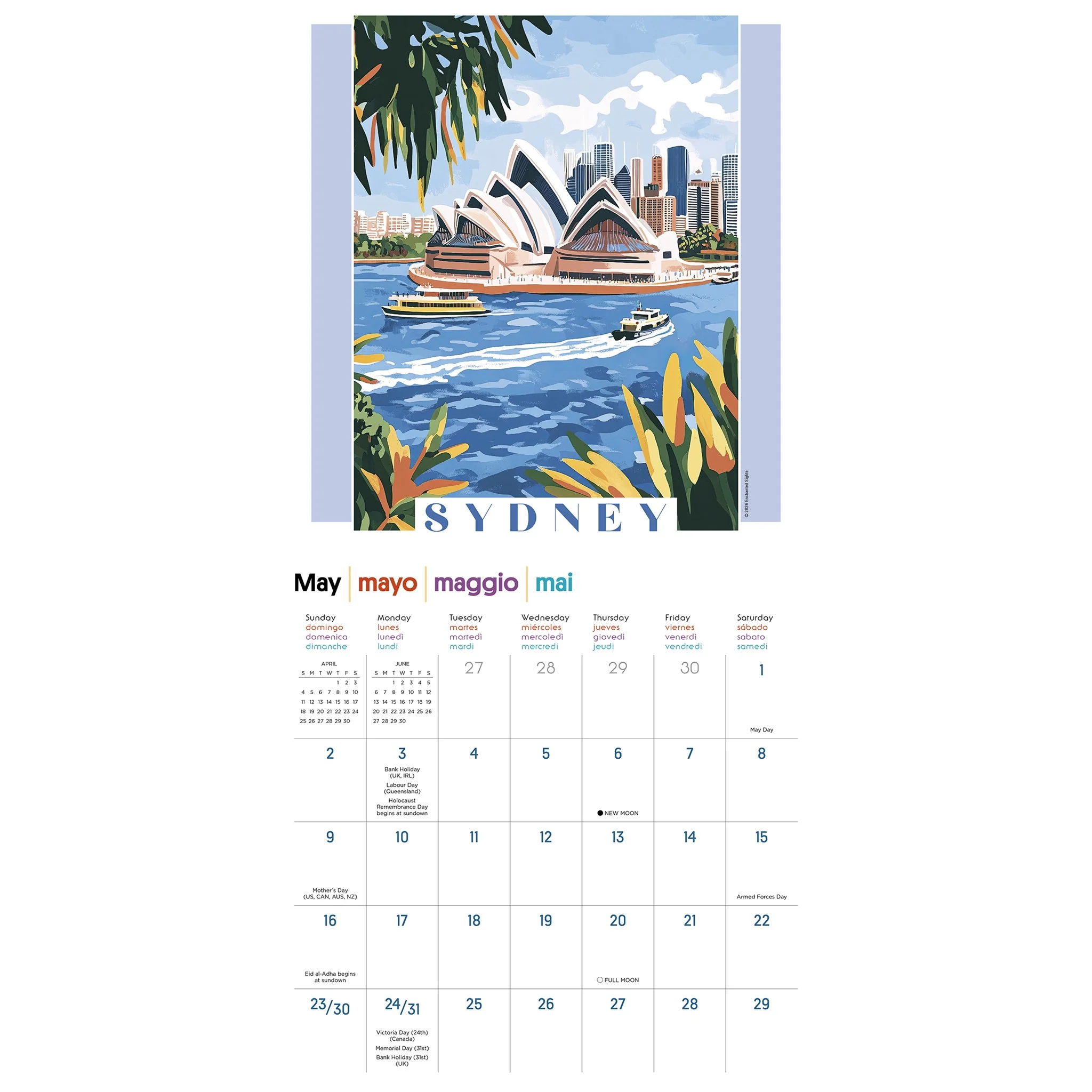 The Art of Travel 2027 Wall Calendar - Online Only - Image 4