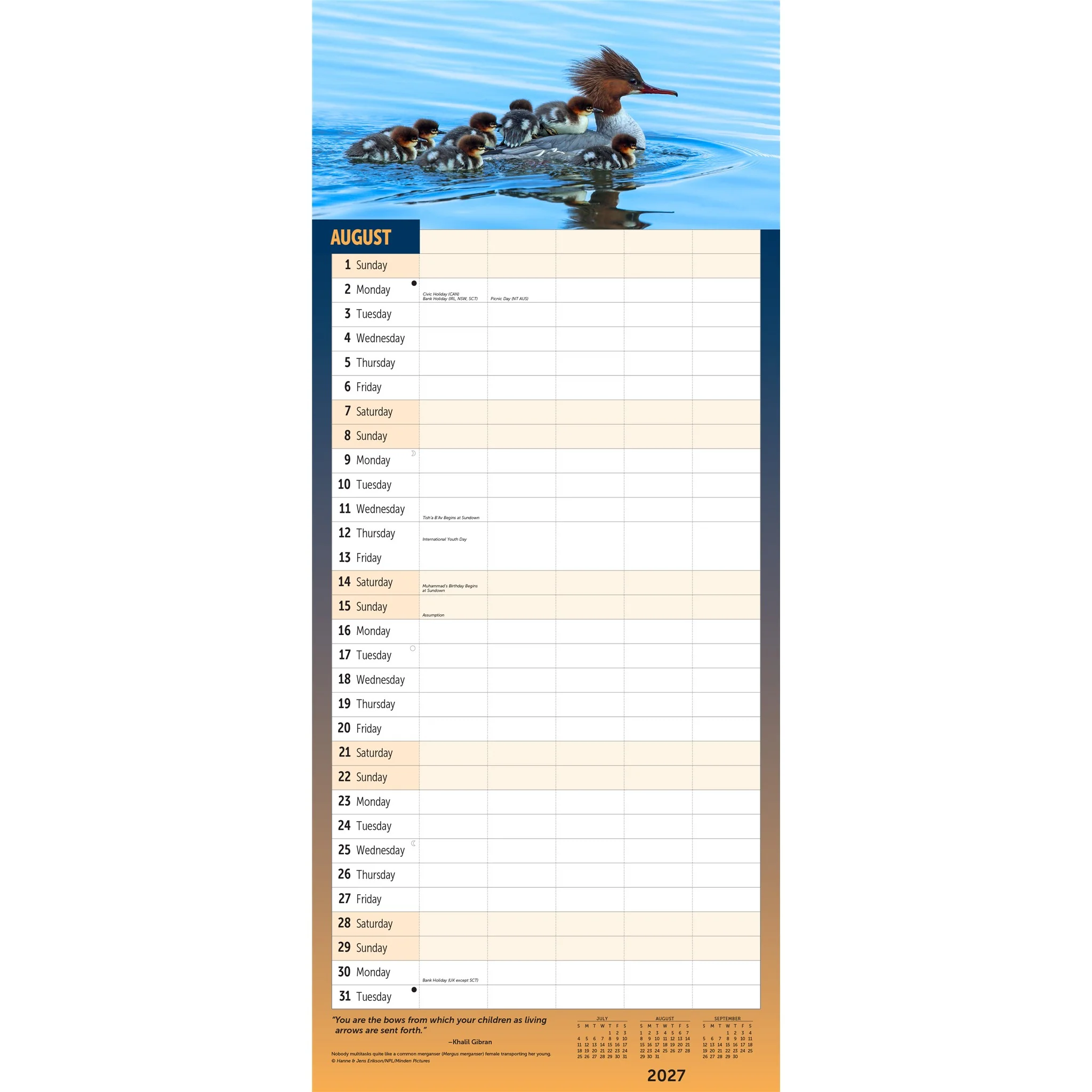 The Busy Family 2027 Wall Calendar - Image 5