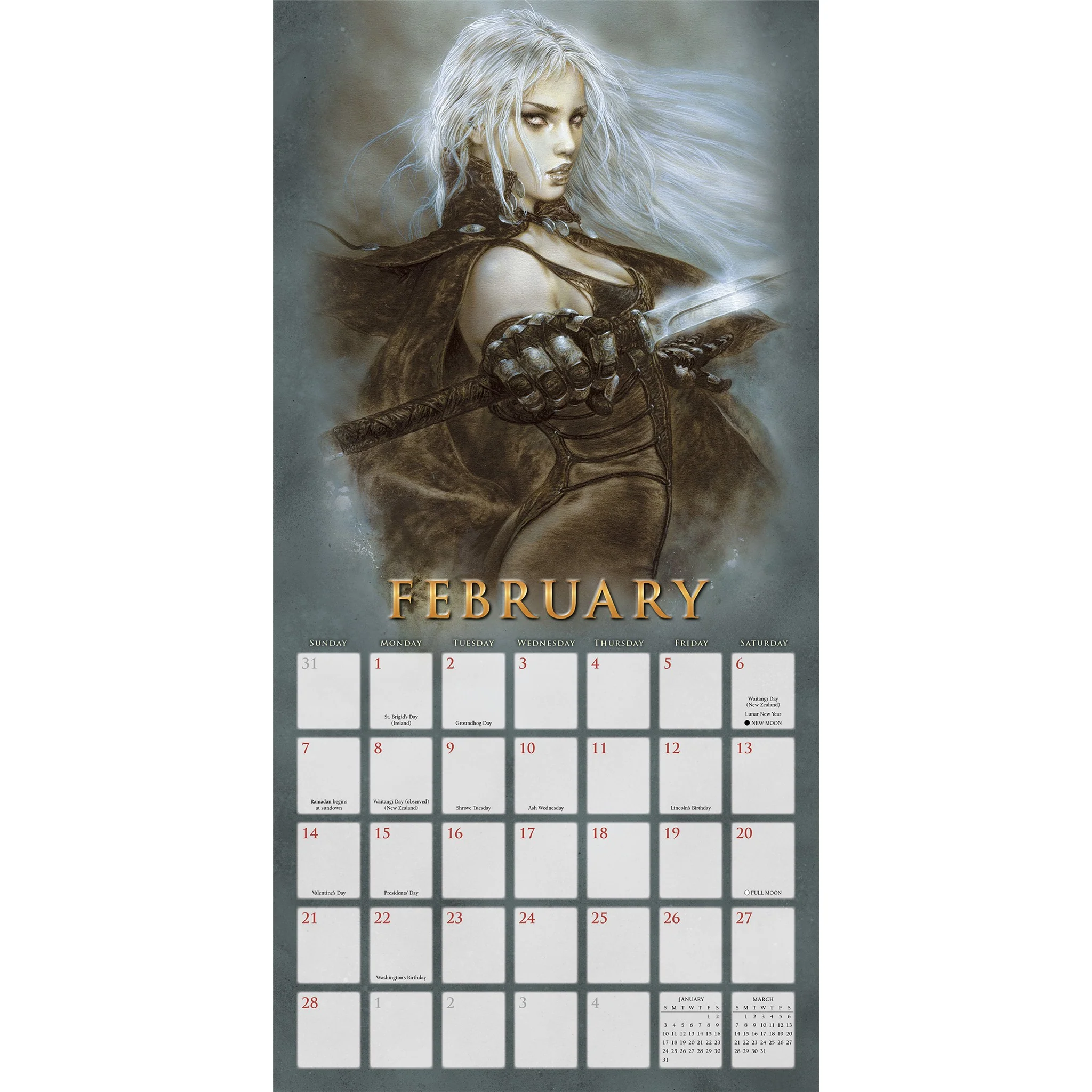 The Fantasy Art of Royo 2027 Wall Calendar - Image 3