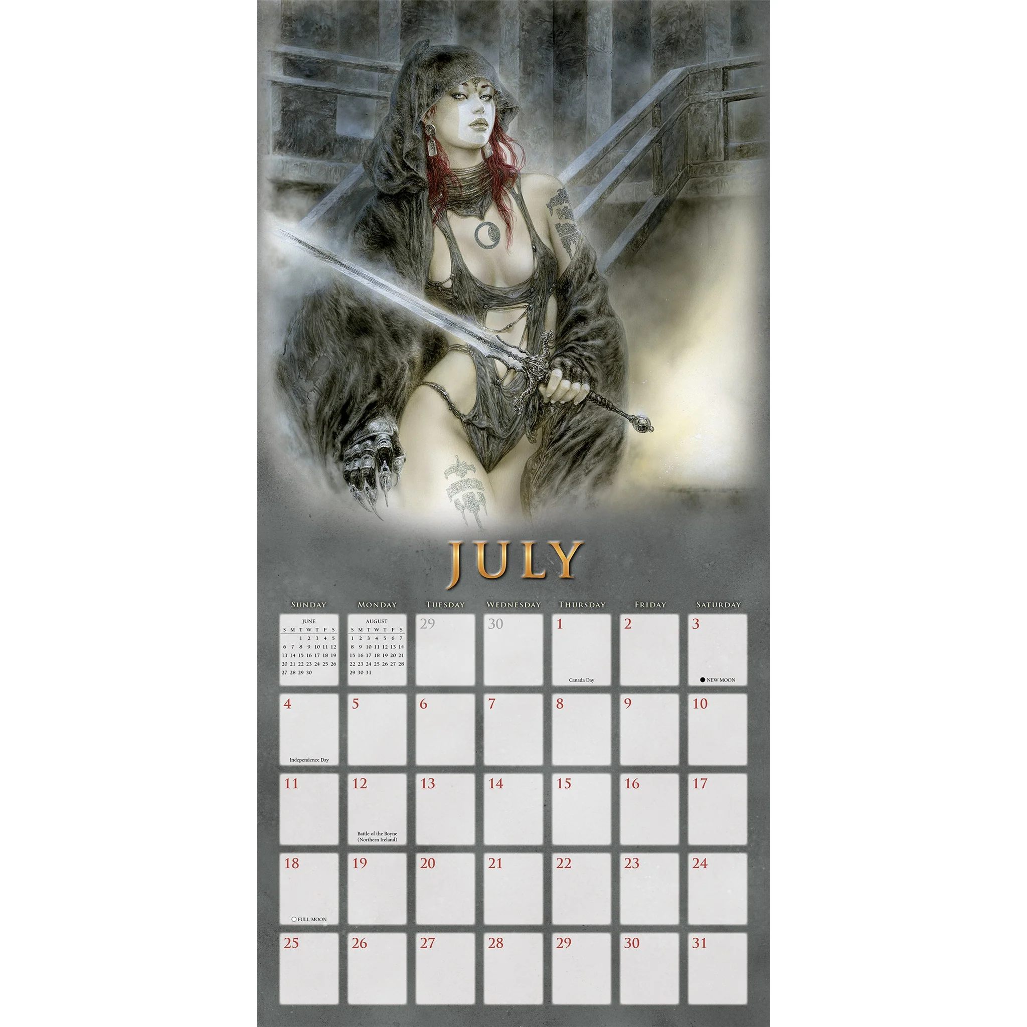 The Fantasy Art of Royo 2027 Wall Calendar - Image 4