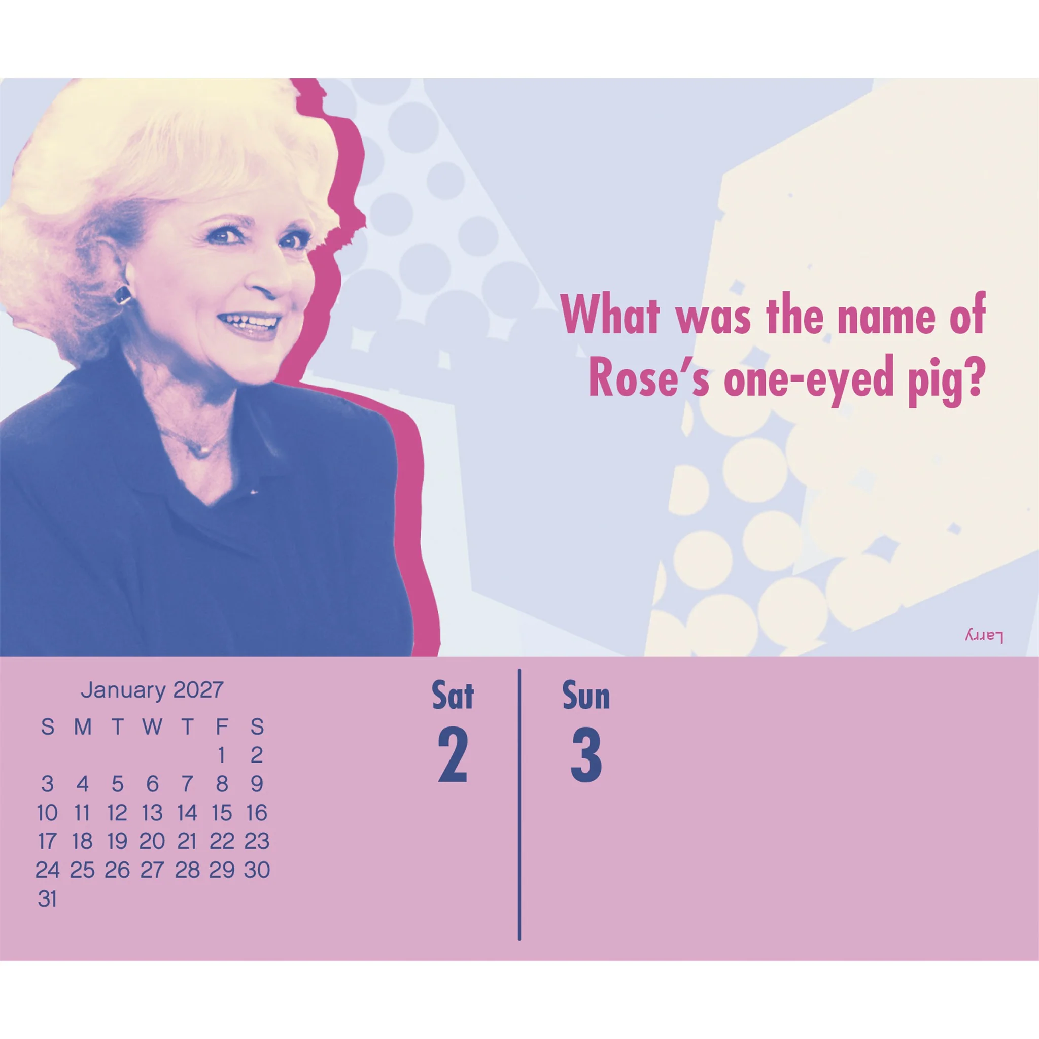 The Golden Girls 2027 Box Calendar - Image 4