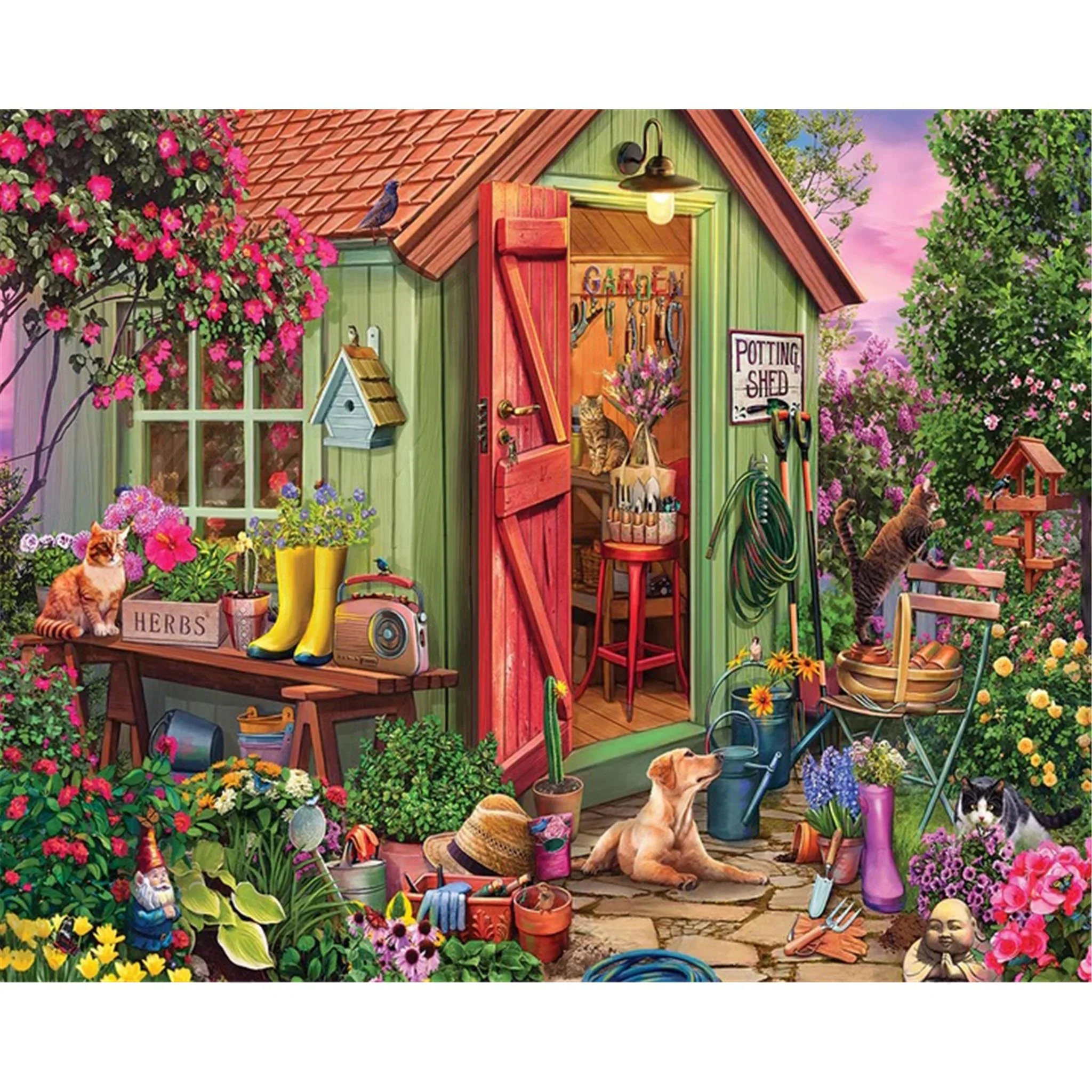 The Potting Shed 1000 Piece Puzzle - Image 2