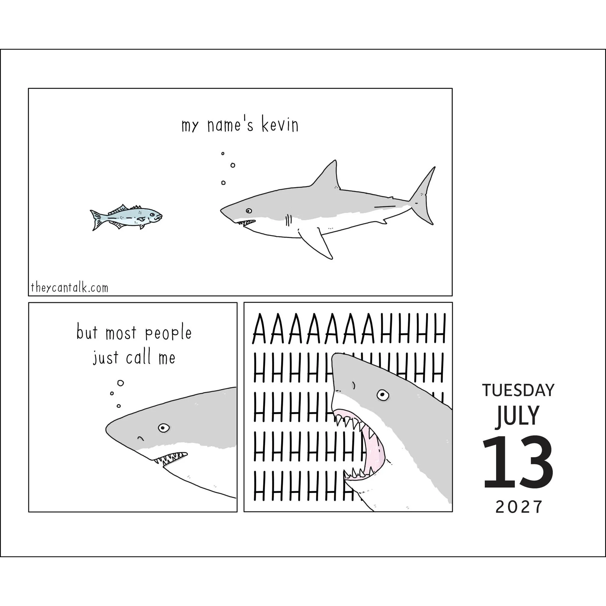 They Can Talk Comics 2027 Box Calendar - Image 3