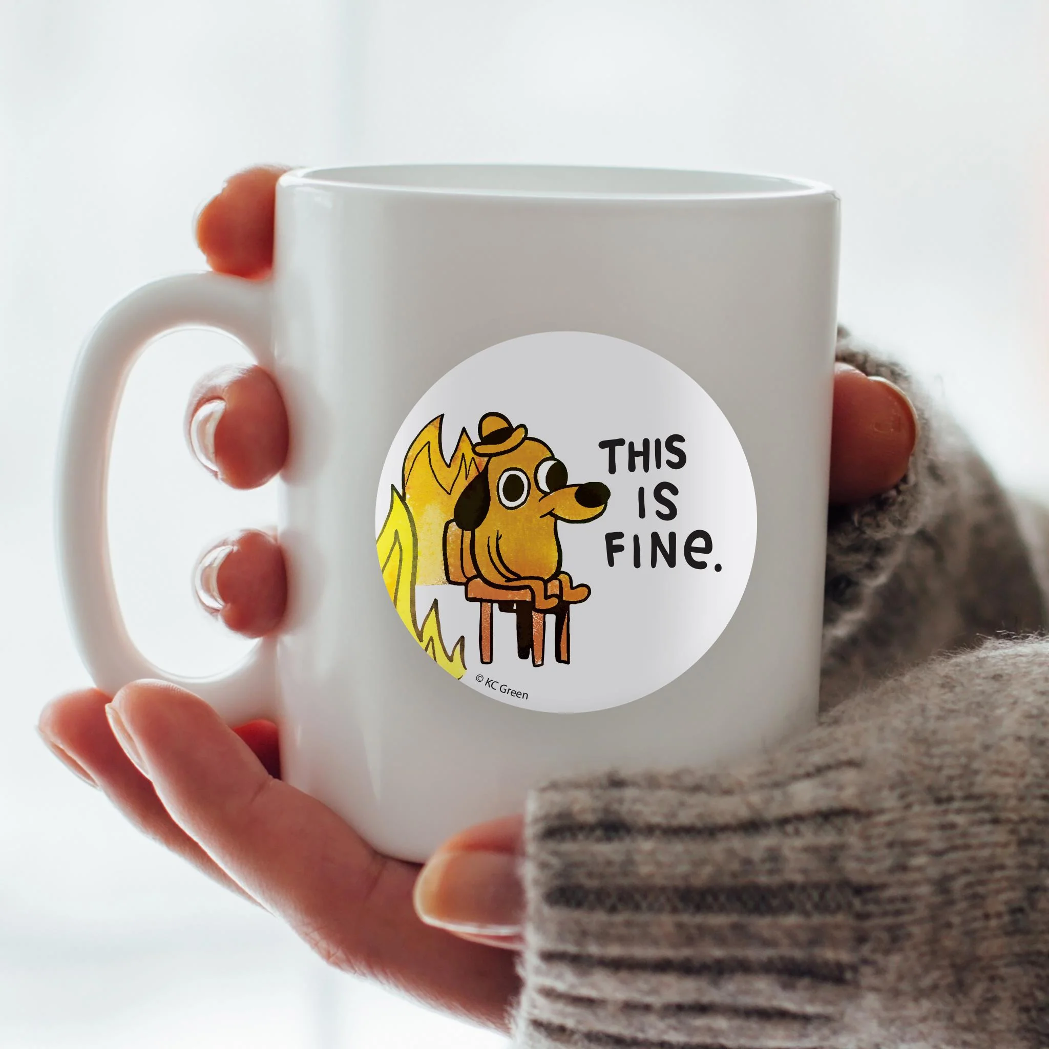 This is Fine Vinyl Sticker - Image 5