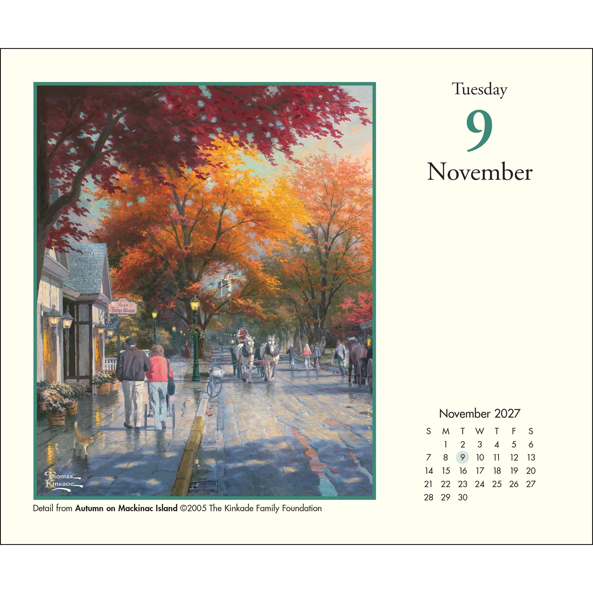 Thomas Kinkade Studios 2027 Box Calendar - Image 6
