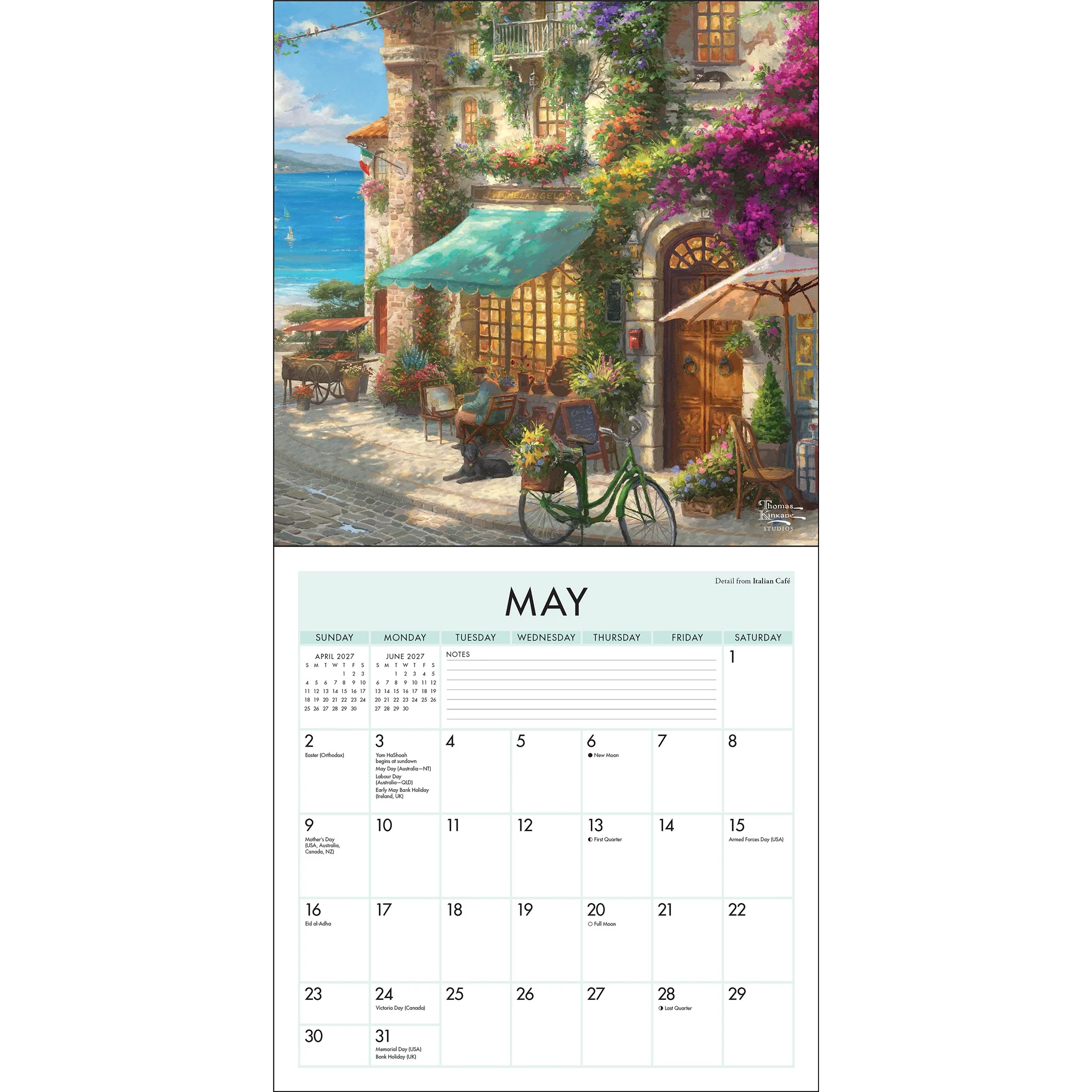 Thomas Kinkade Studios 2027 Mini Calendar - Image 5
