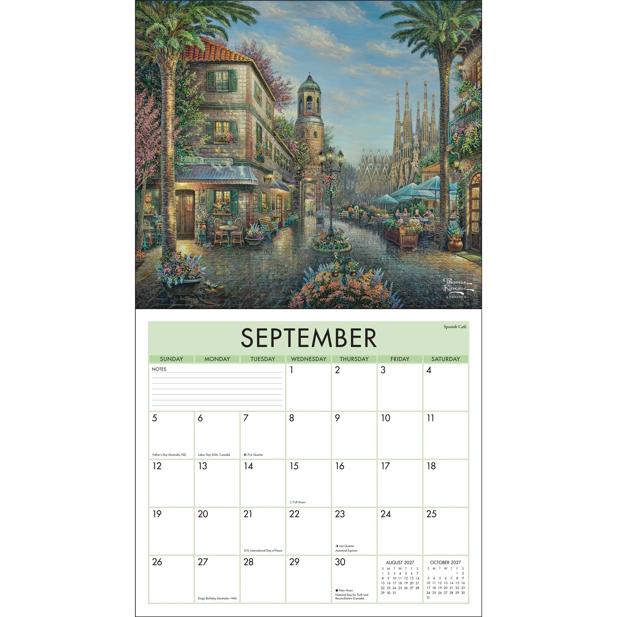 Thomas Kinkade Studios 2027 Wall Calendar - Image 5