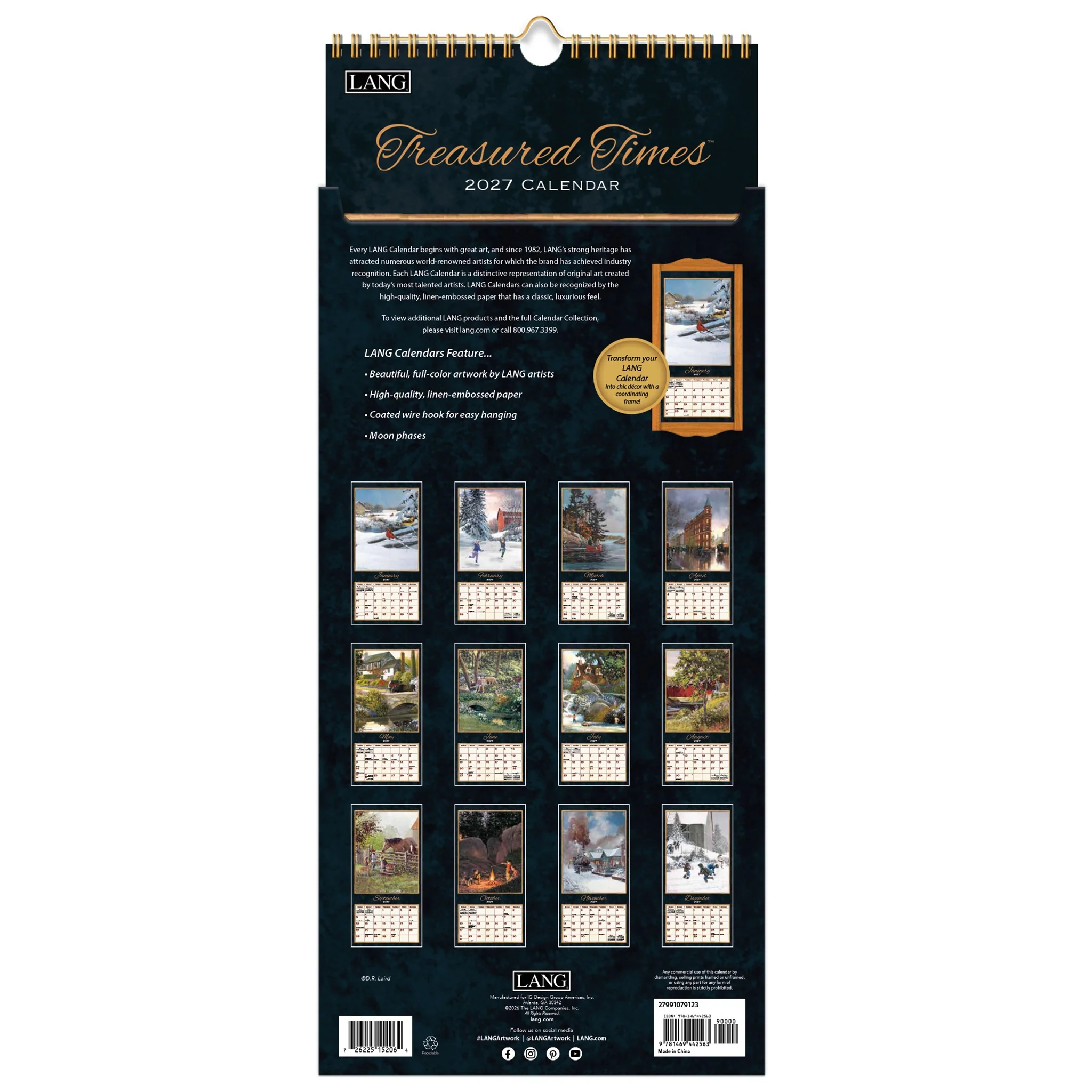 Treasured Times 2027 Slim Calendar - Image 5