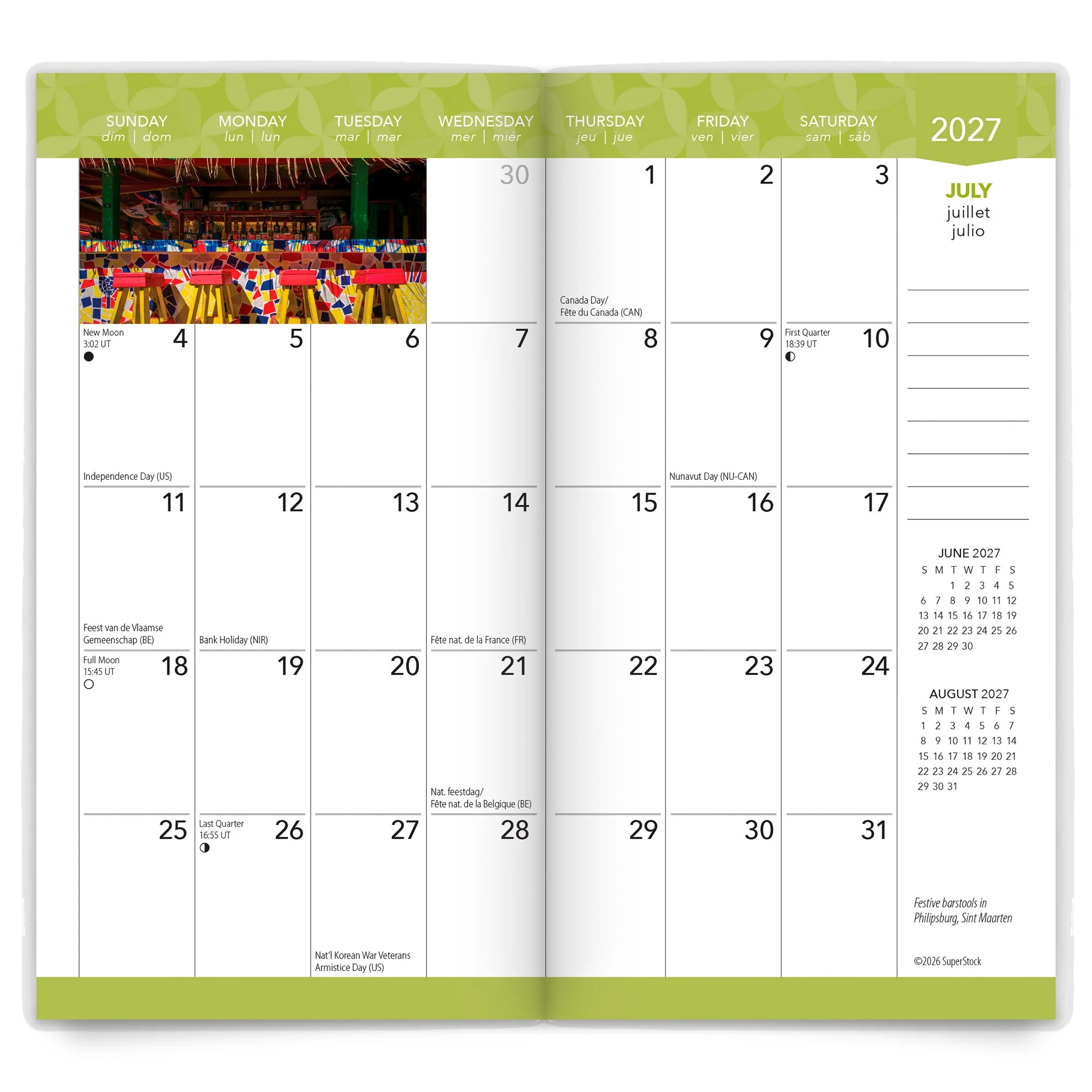 Tropical Islands 2027-2028 2-Year Pocket Planner - Image 3
