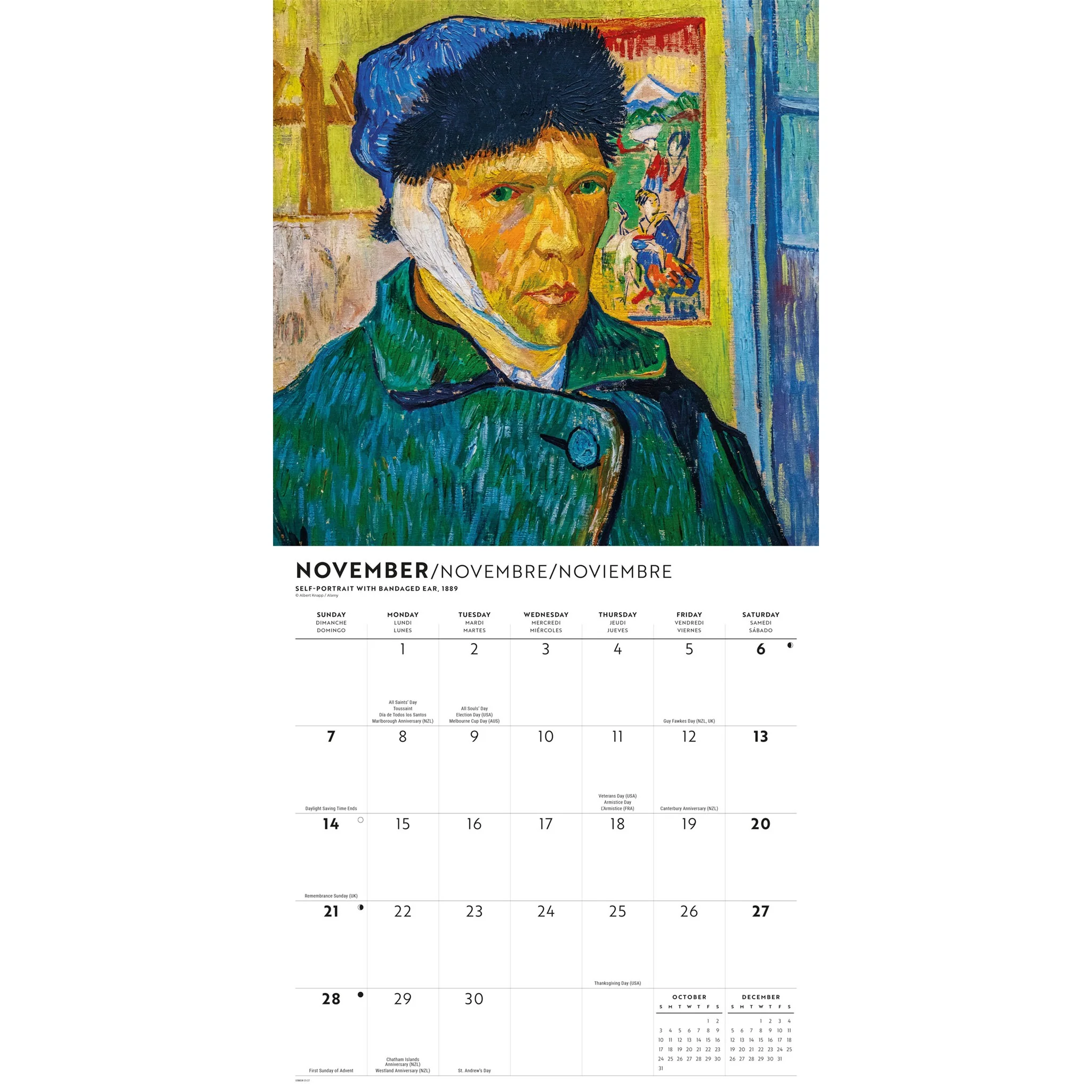 Van Gogh 2027 Wall Calendar - Image 5