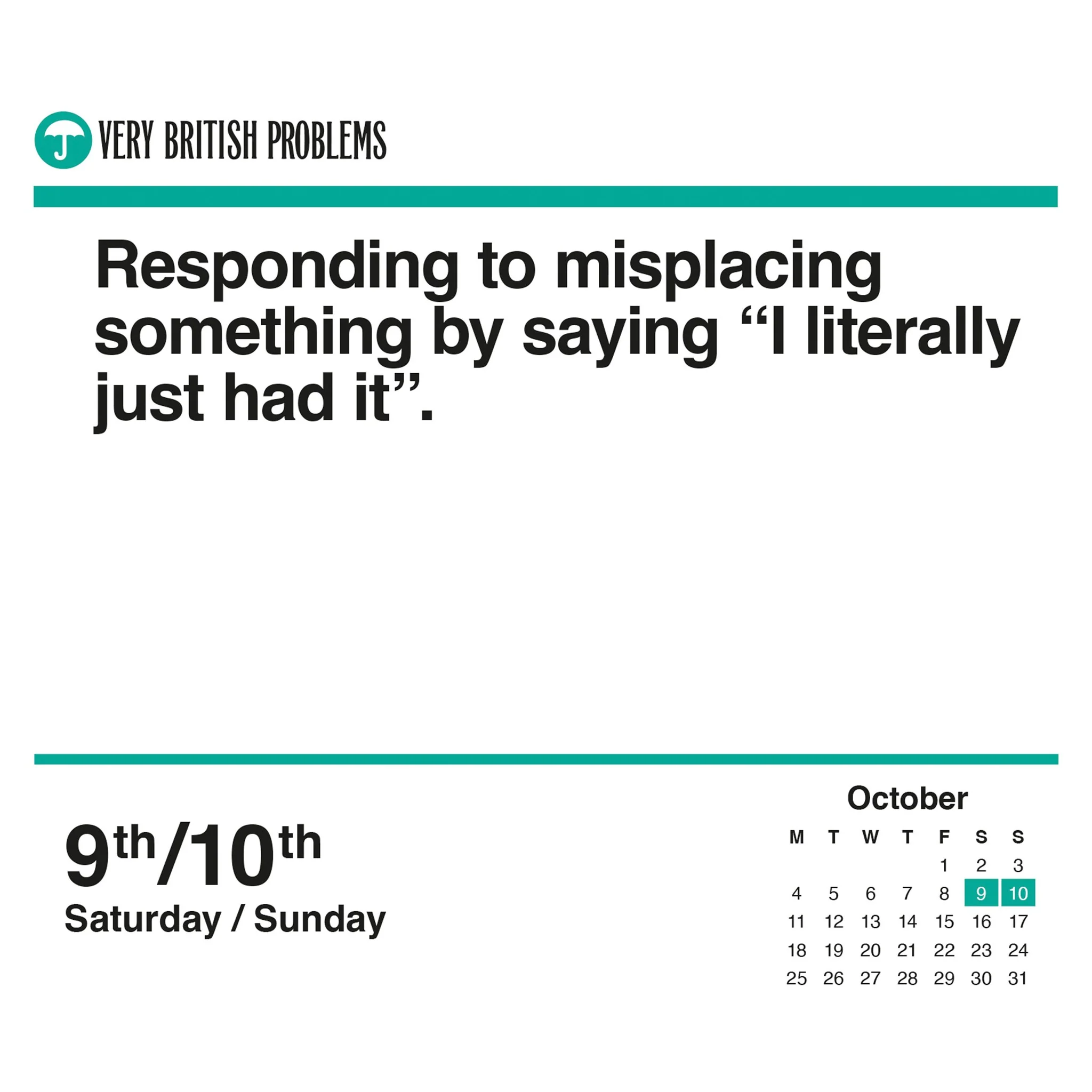Very British Problems 2027 Box Calendar - Image 5