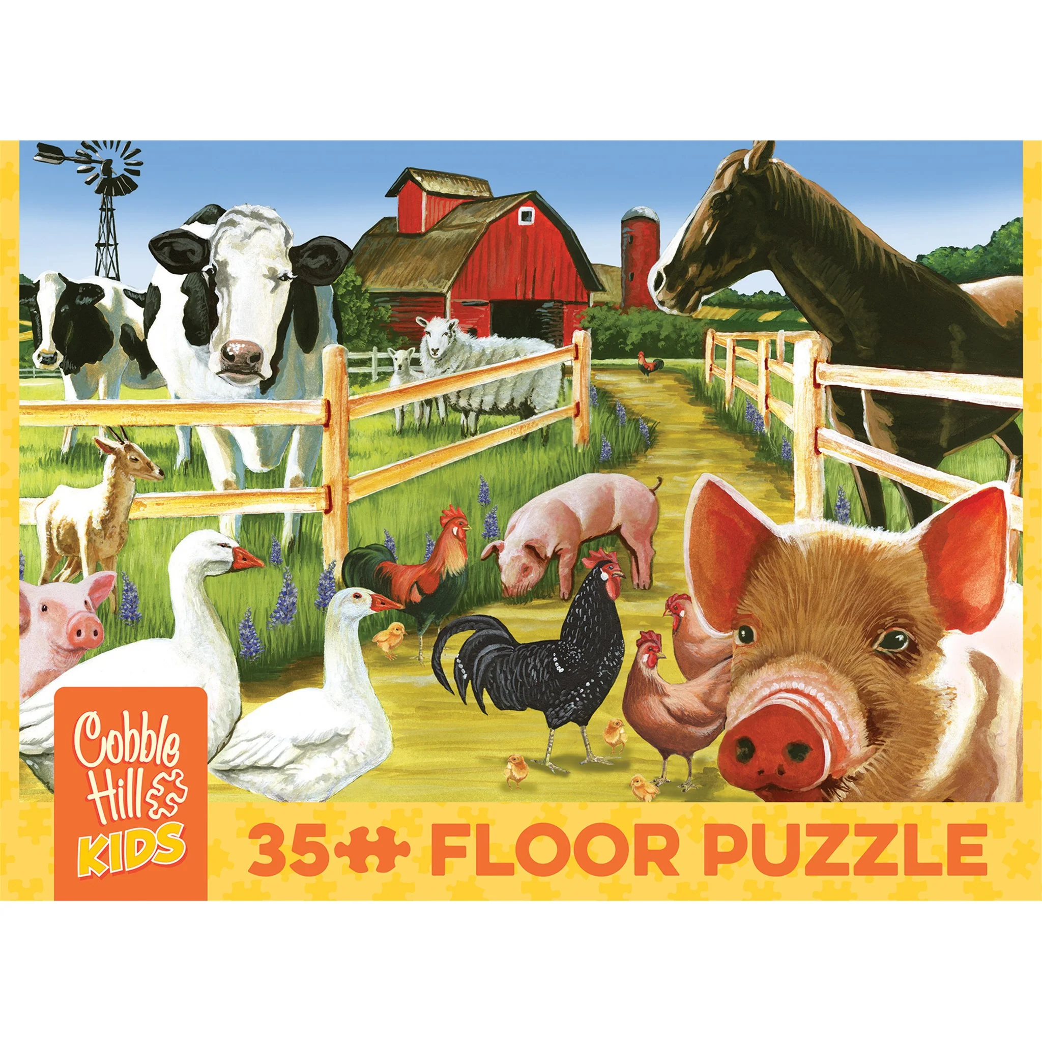 Welcome to the Farm 35 Piece Floor Puzzle - Online Only - Image 2