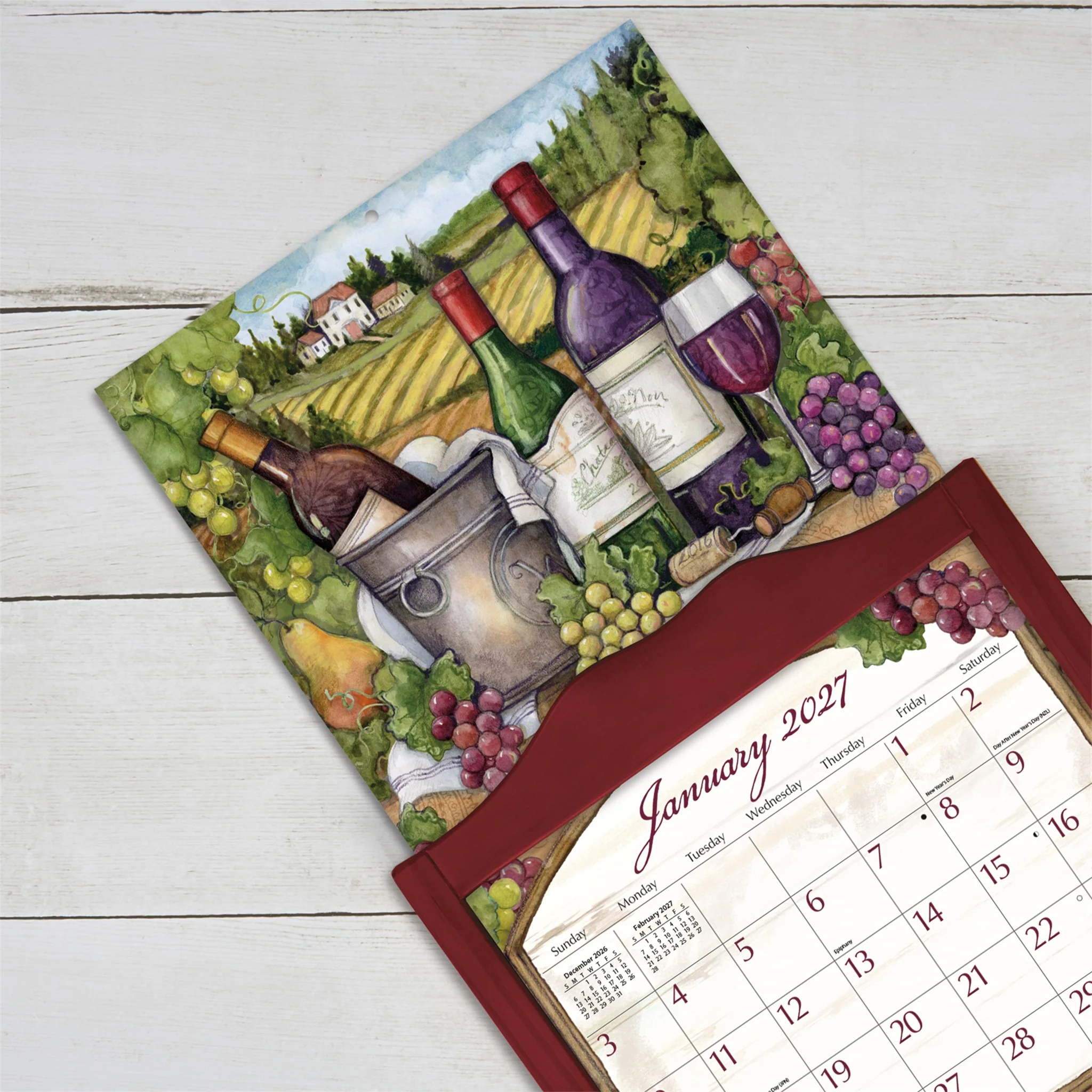 Wine Country Special Edition with Print 2027 Wall Calendar - Image 7