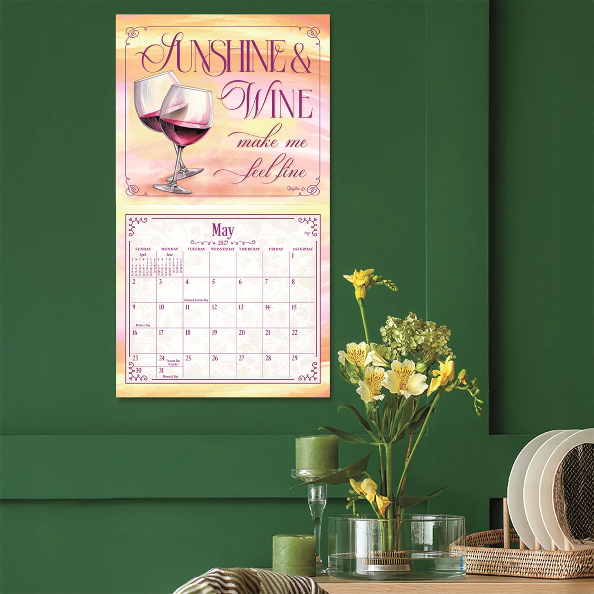 Wine Special Edition 2027 Wall Calendar - Image 5