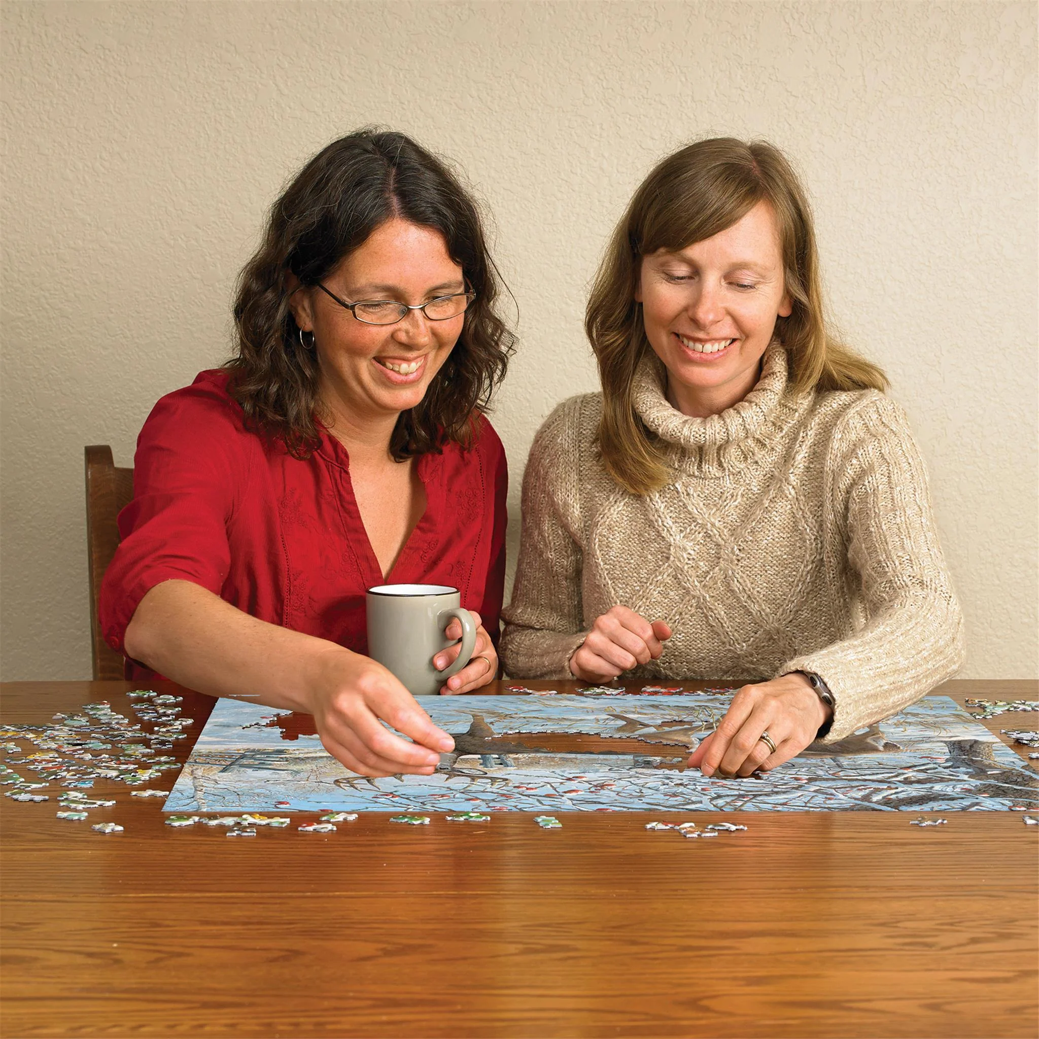 Winter Deer 500 Piece Puzzle - Image 4