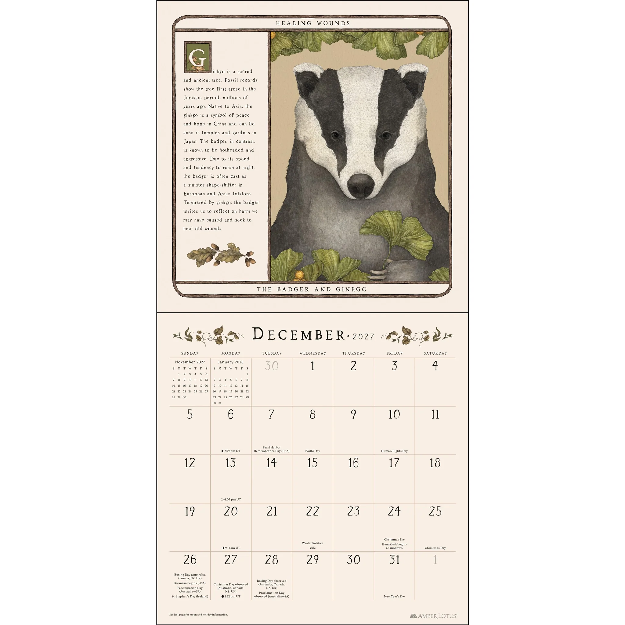 Woodland Wardens 2027 Wall Calendar - Online Only - Image 4