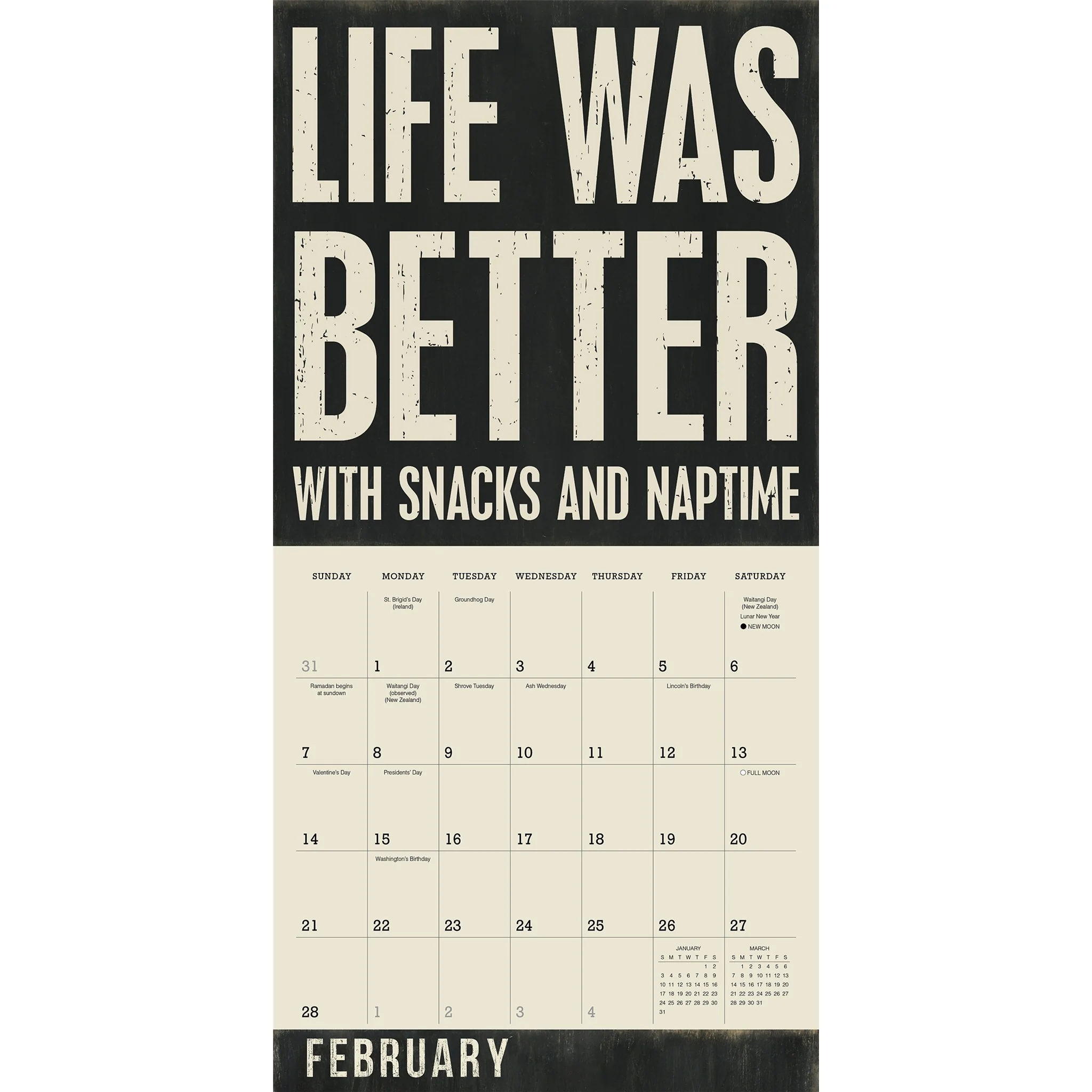 Words to Live By 2027 Wall Calendar - Image 3