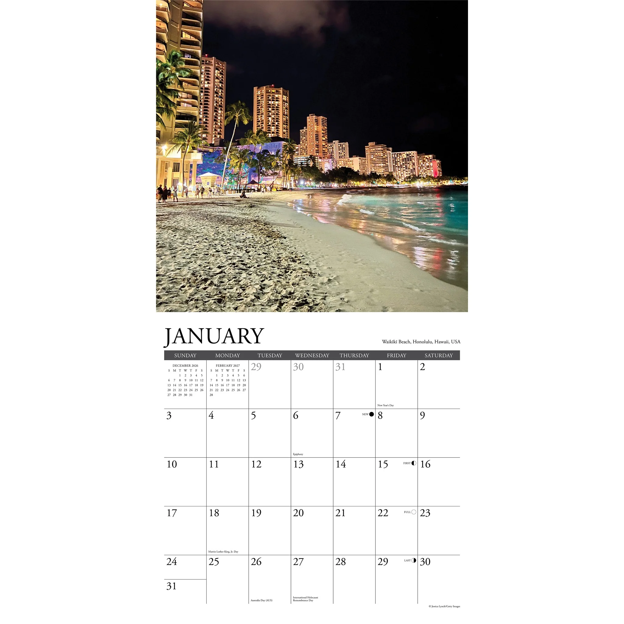 World's Best Beaches 2027 Wall Calendar - Image 3