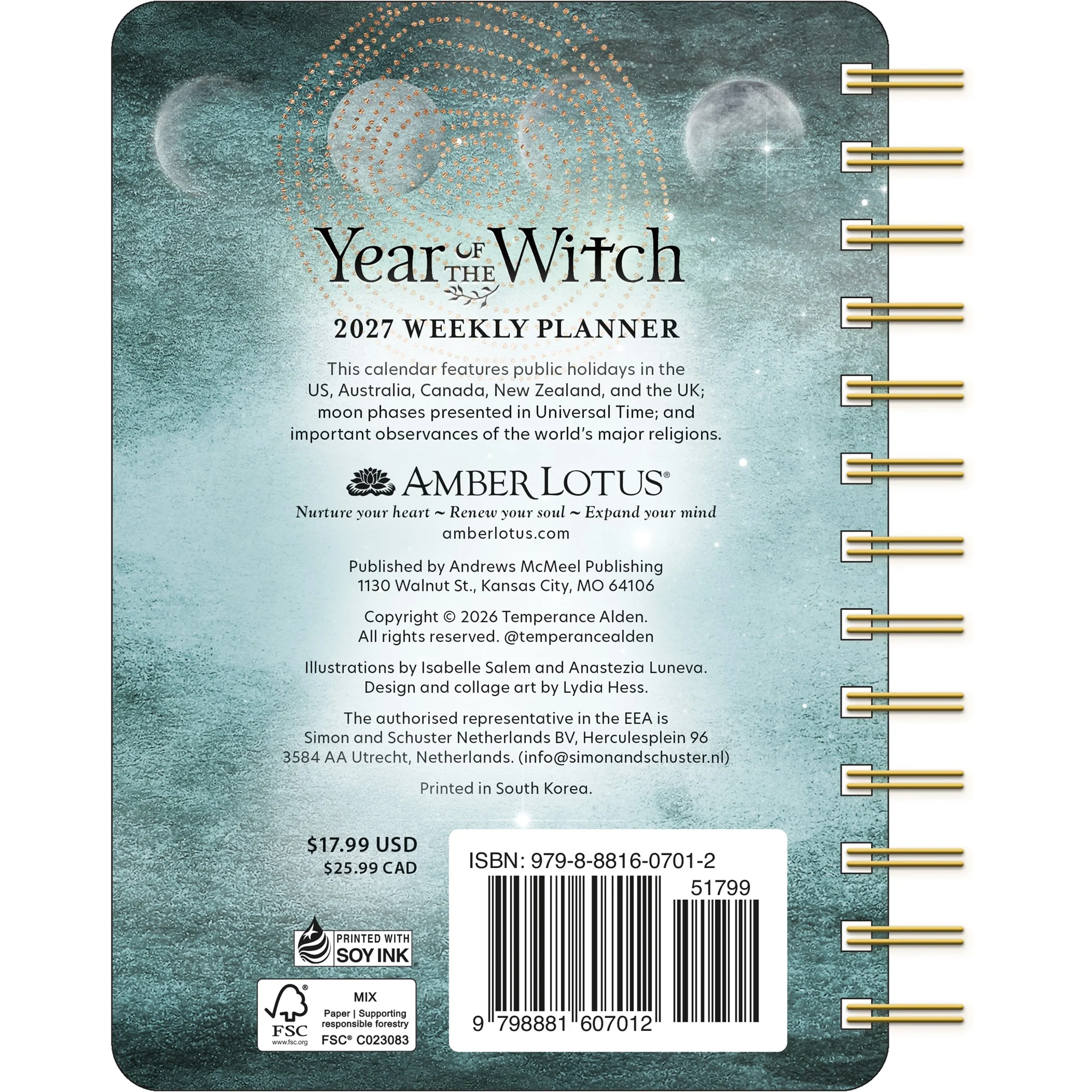 Year of the Witch Weekly 2027 Engagement Calendar - Online Only - Image 5