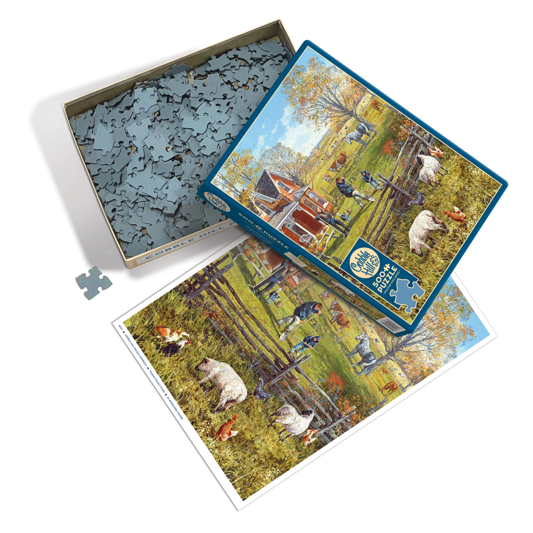 Young Family Farm 500 Piece Puzzle - Image 3